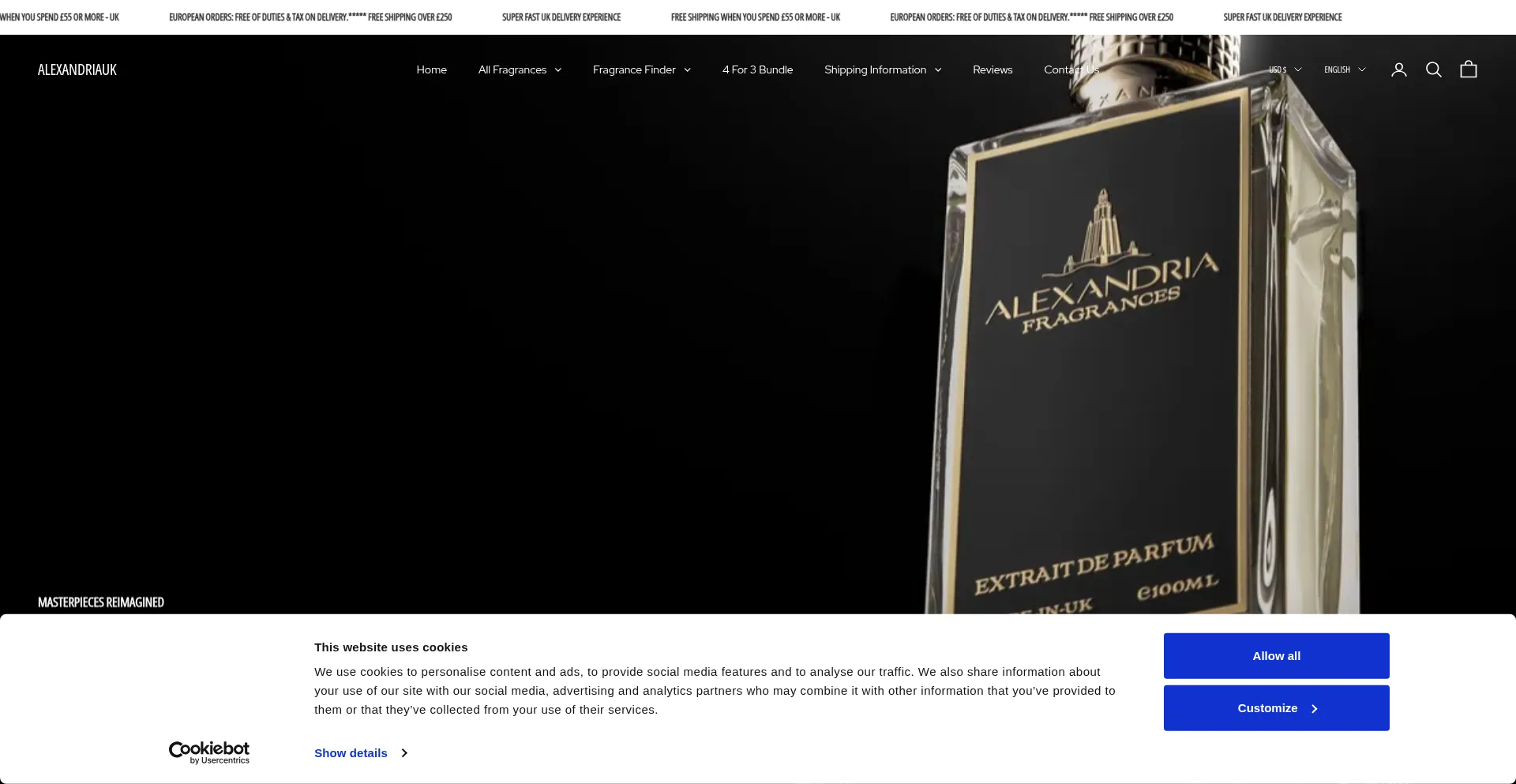 Alexandriauk.com Screenshot