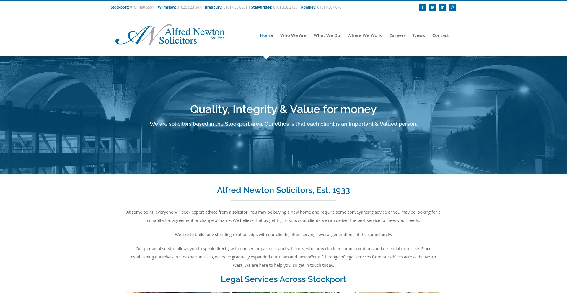Alfrednewton.com Screenshot