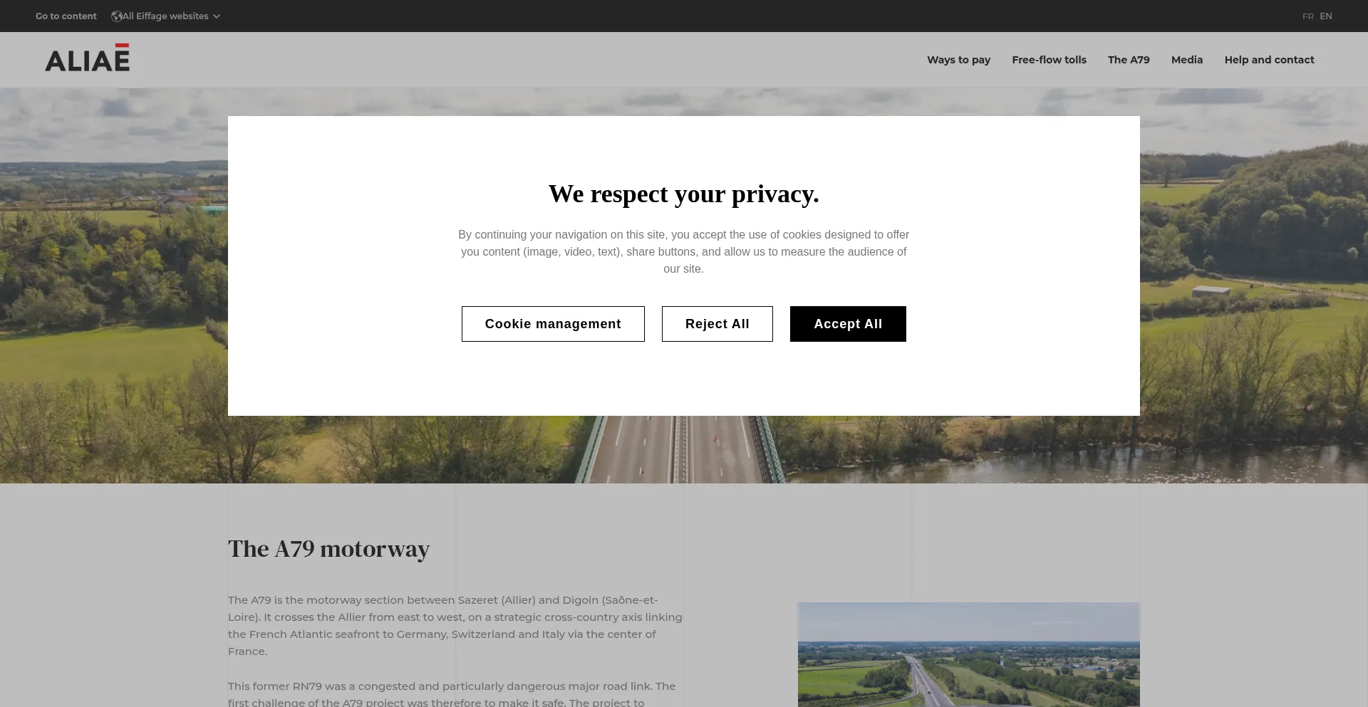 Aliae.com Screenshot