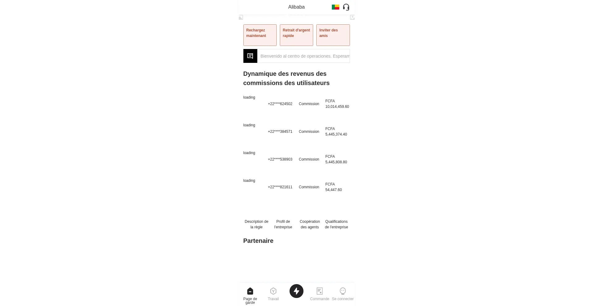 Website screenshot of Alibaba689.com