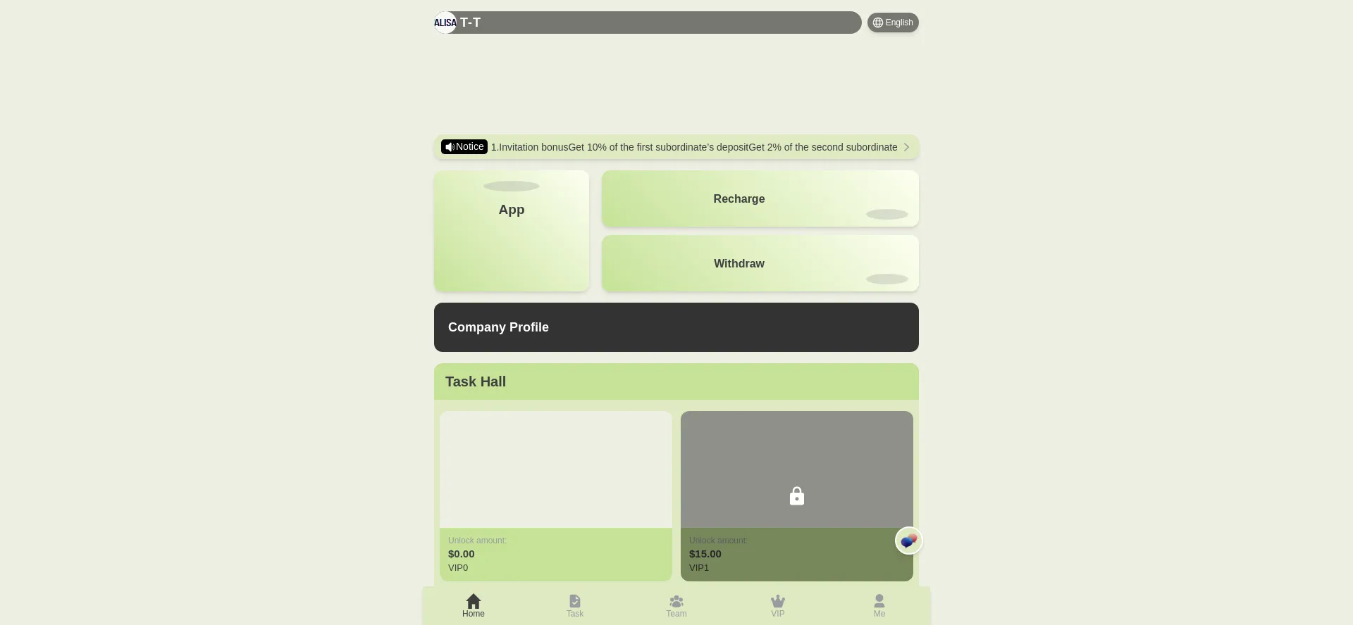 Website screenshot of Alisa-mall.vip