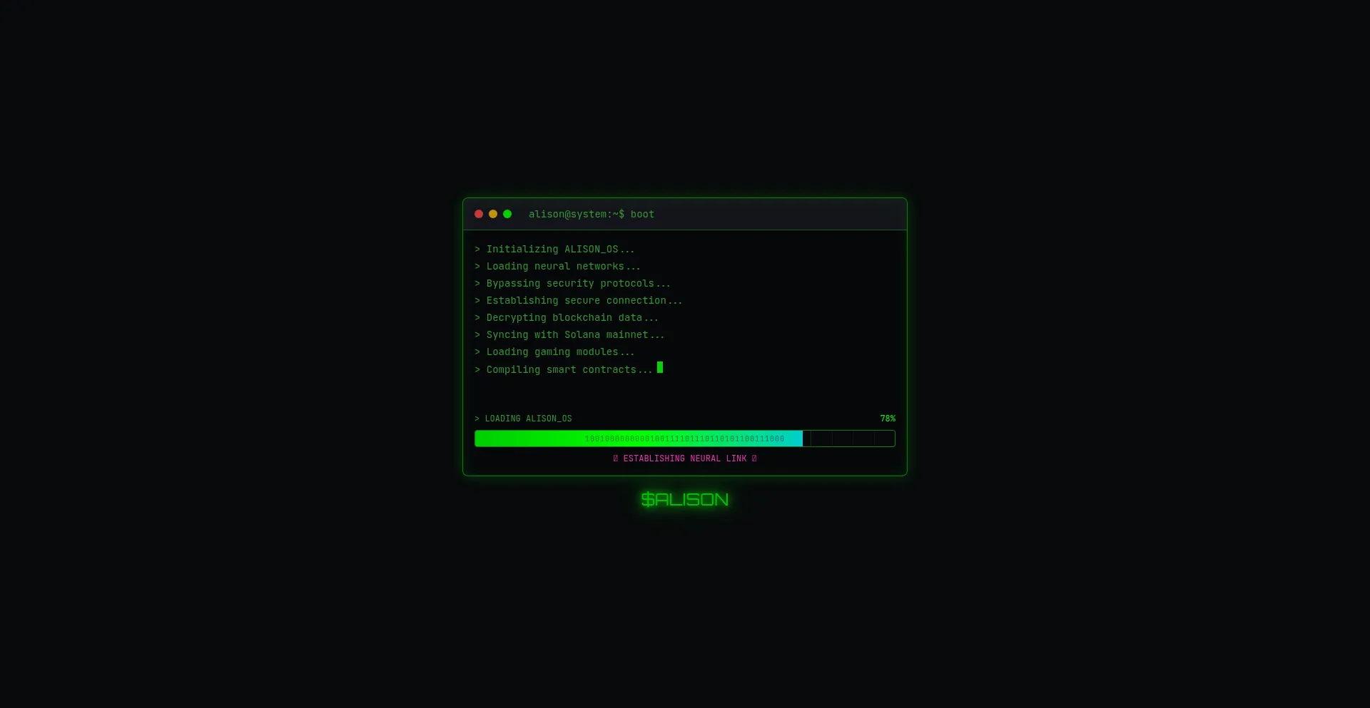 Alisonterminal.online