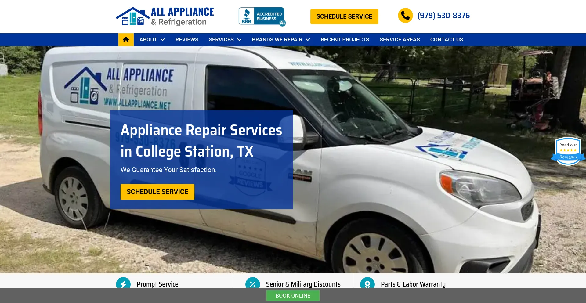 Allappliance.net Screenshot
