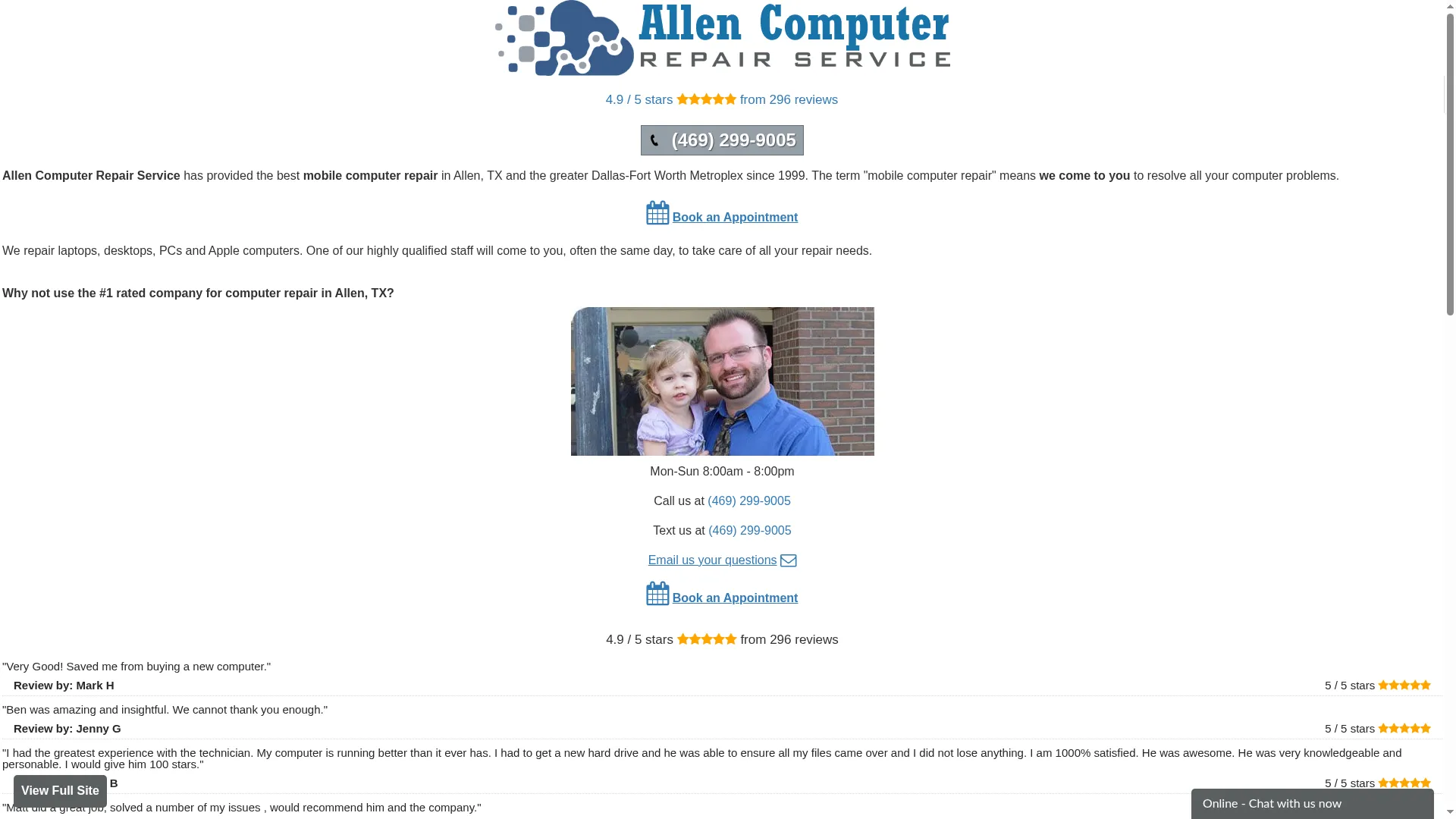Allencomputerrepairservice.com