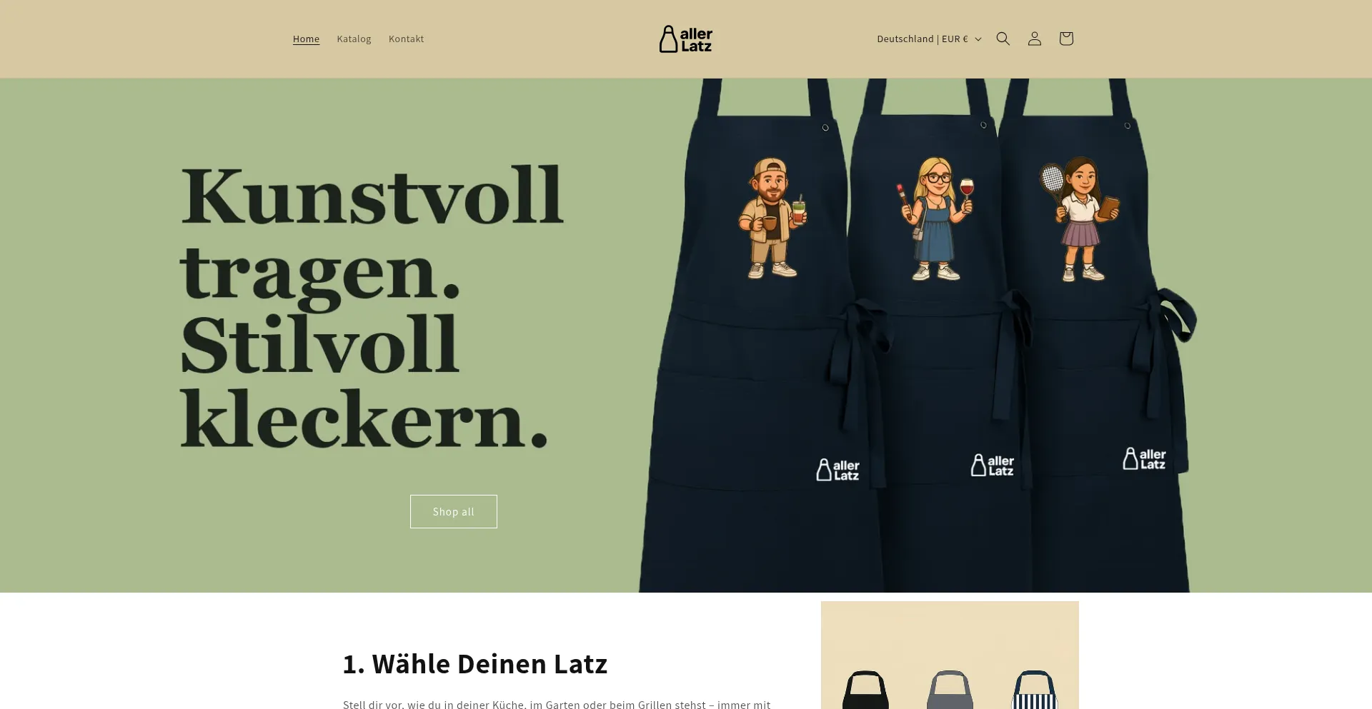 Is Allerlatz.myshopify.com Safe?