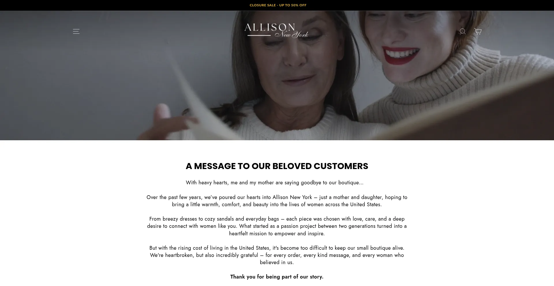 Allison-newyork.com Screenshot