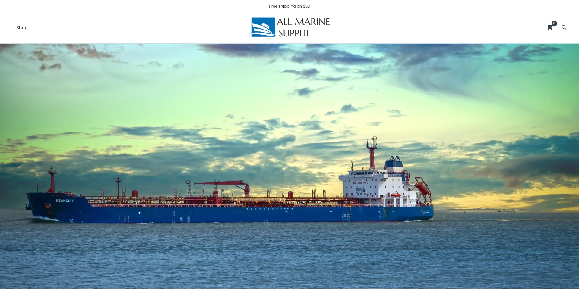 Allmarinesupplie.com Screenshot