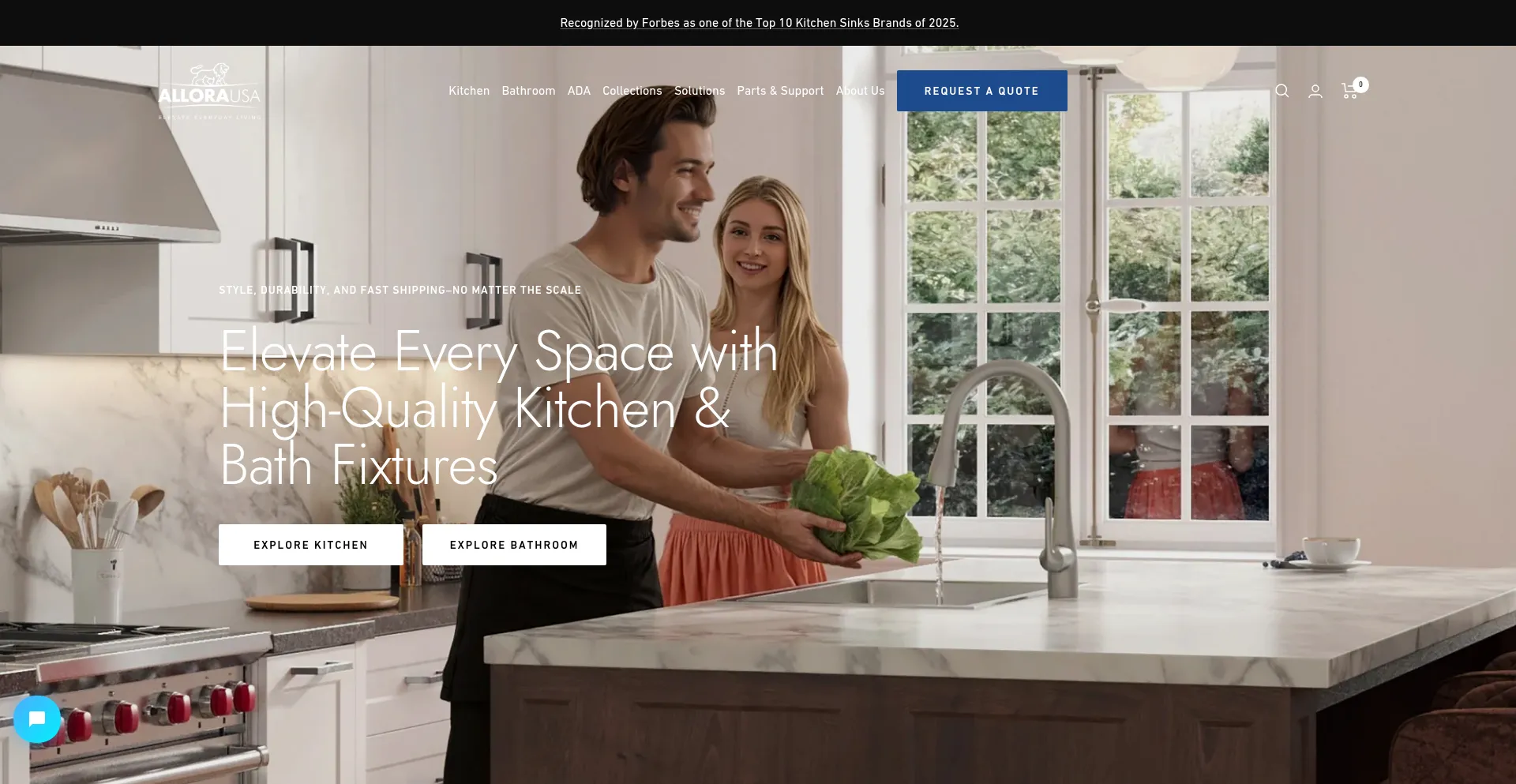 Website screenshot of Allorausa.com