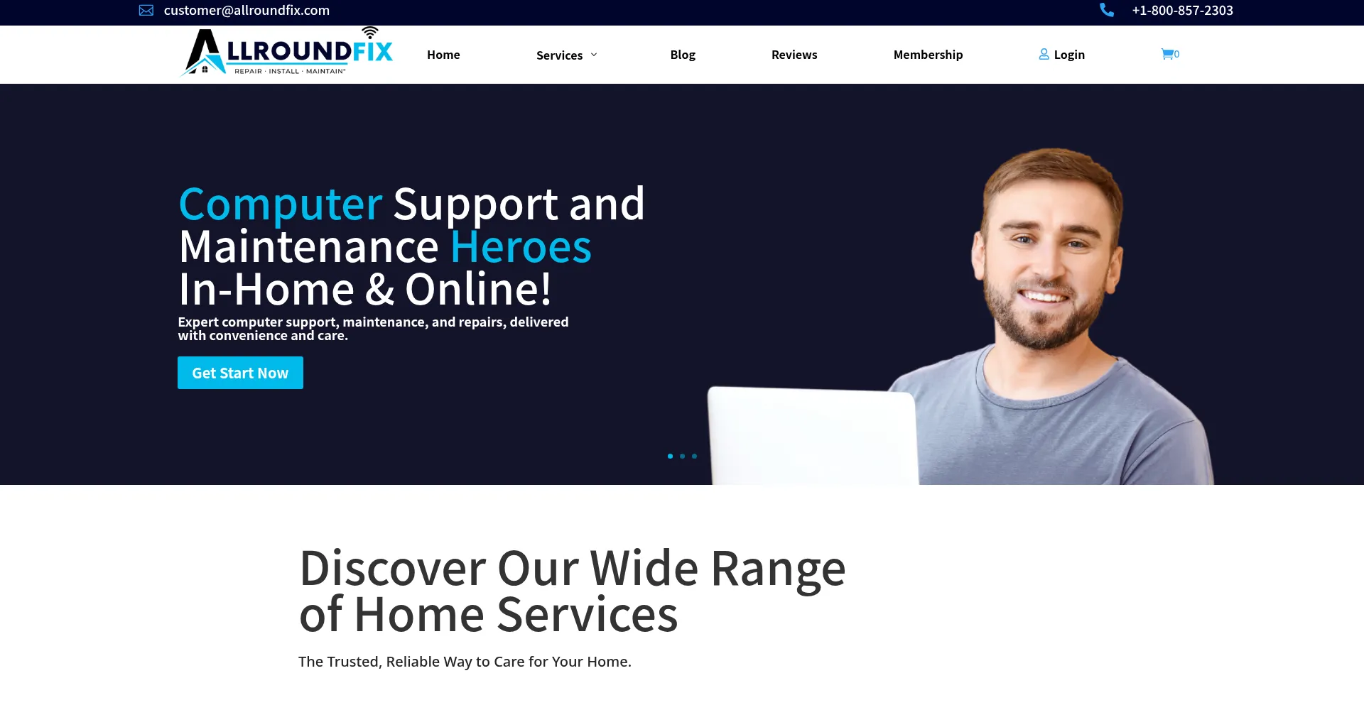 Allroundfix.com Screenshot