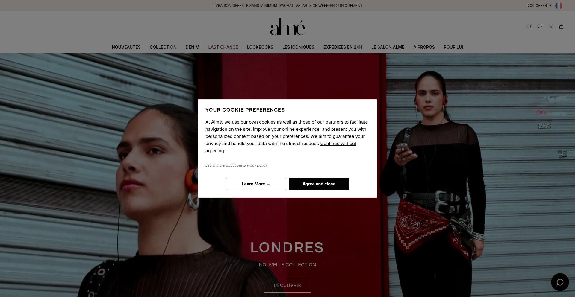 Almeparis.com Screenshot