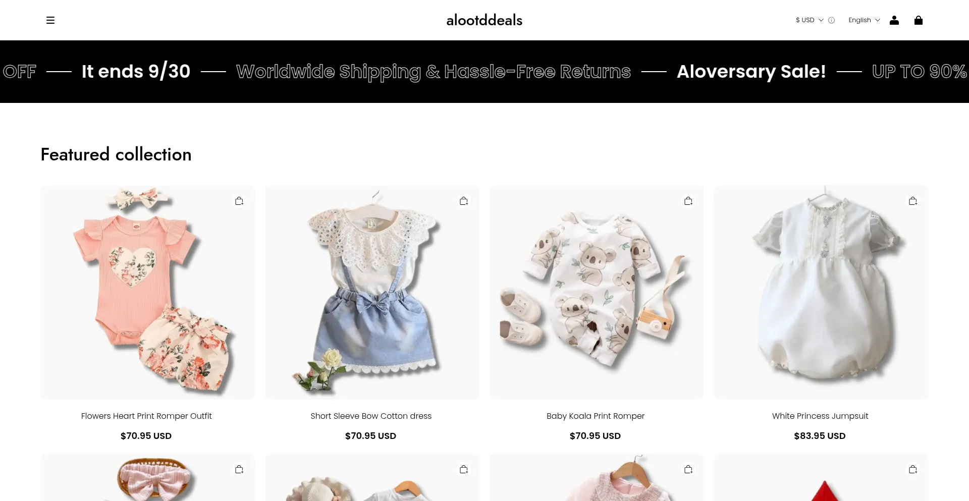 Alootddeals.com Screenshot