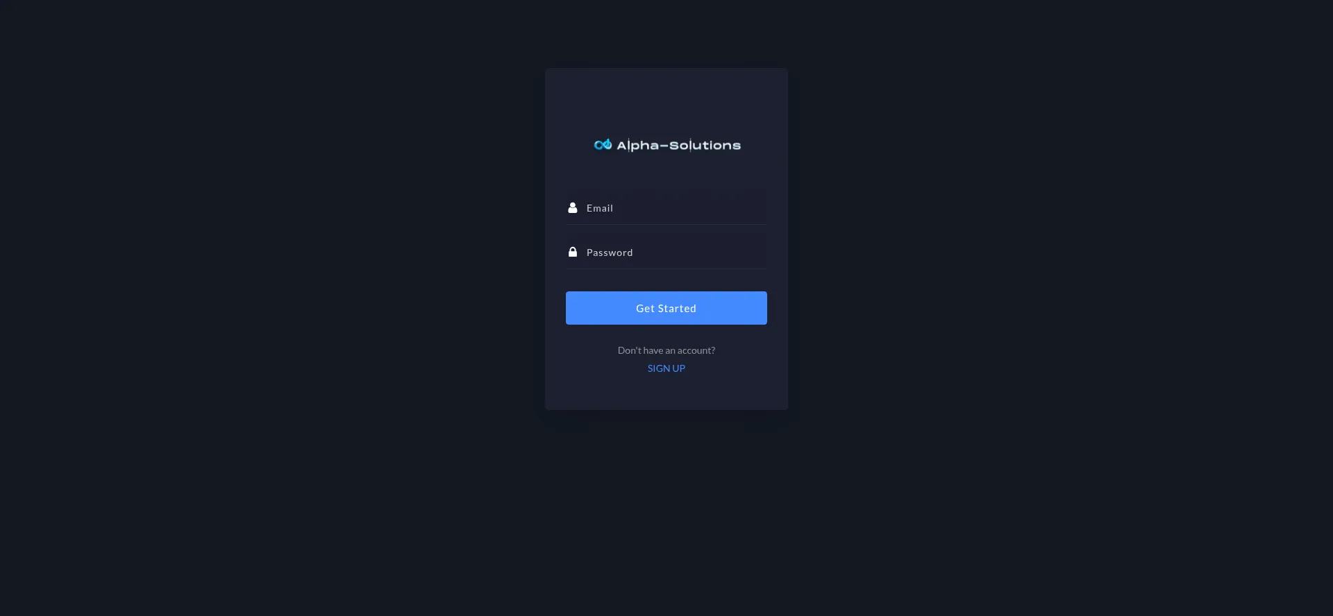 Website screenshot of Alpha-solutions.cc