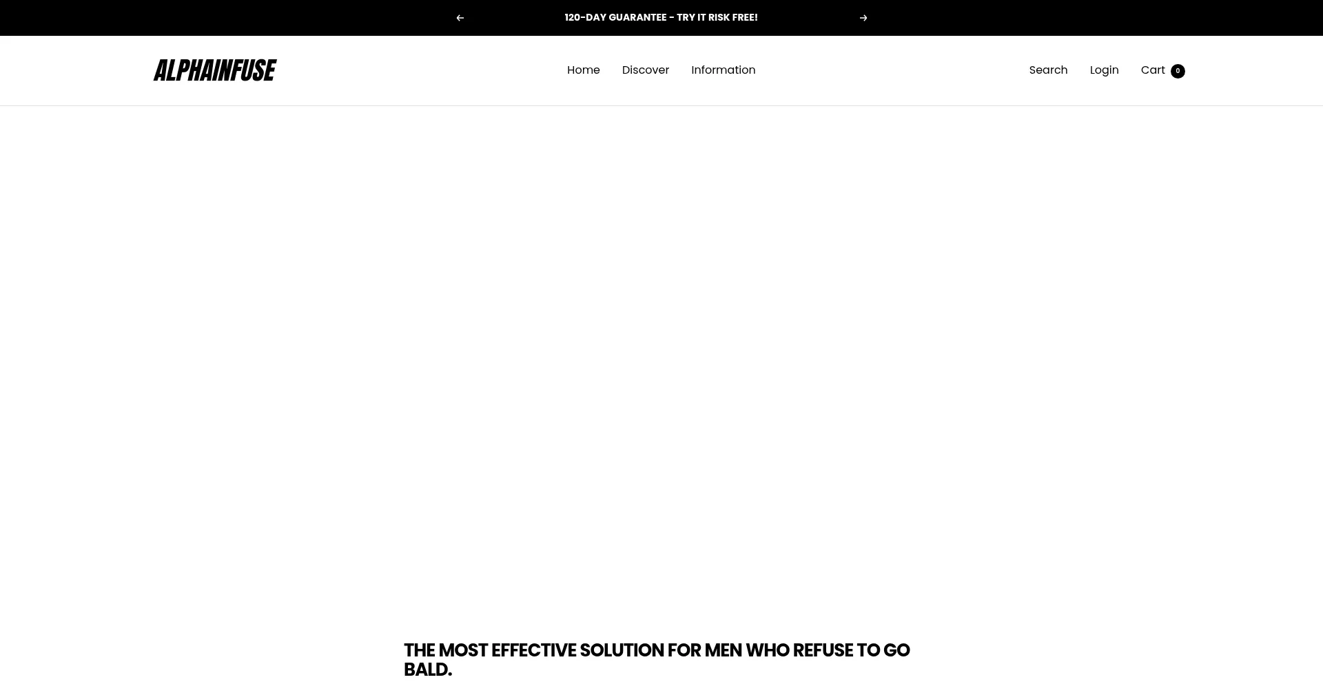 Website screenshot of Alphainfuse.com