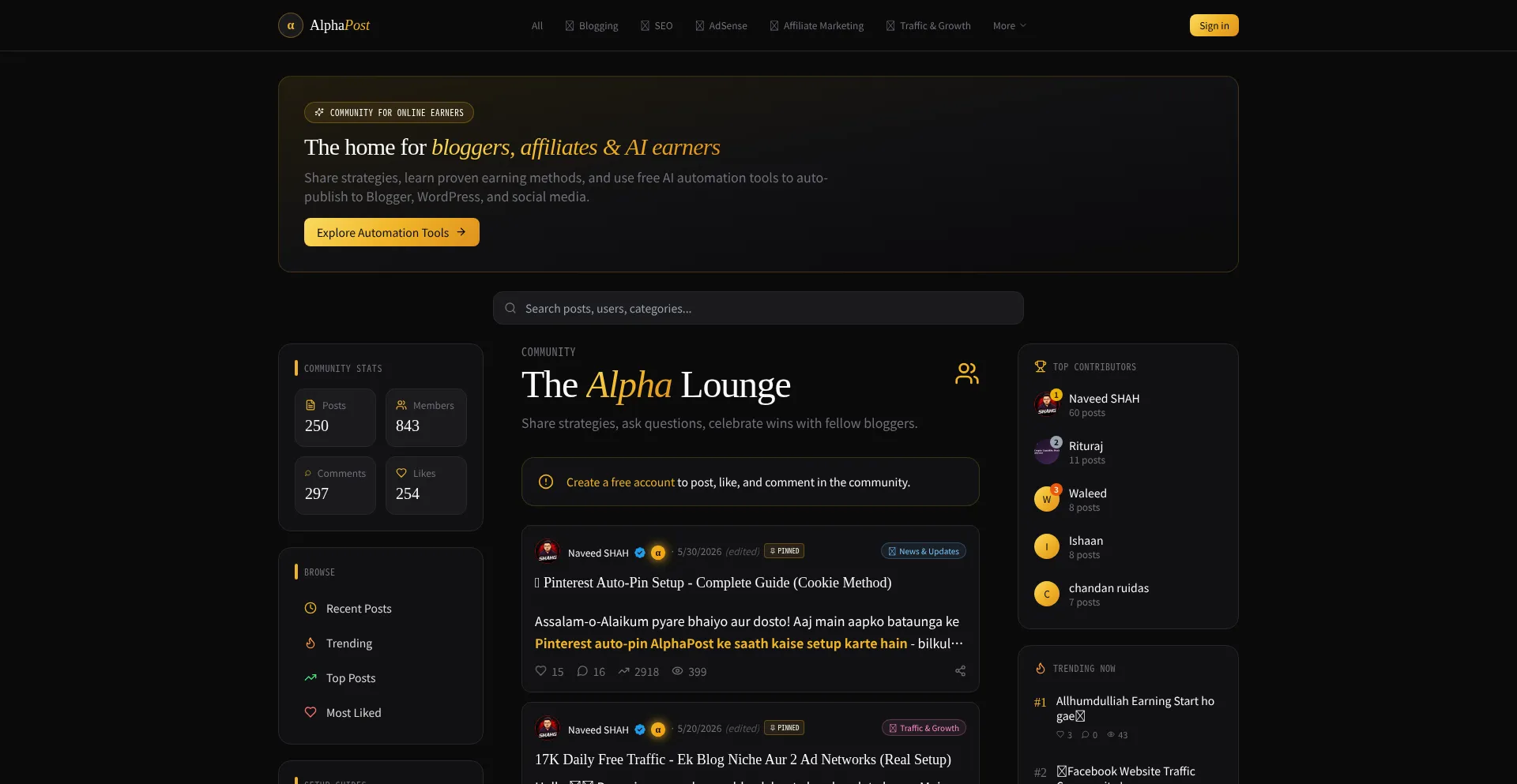 Alphapost.io