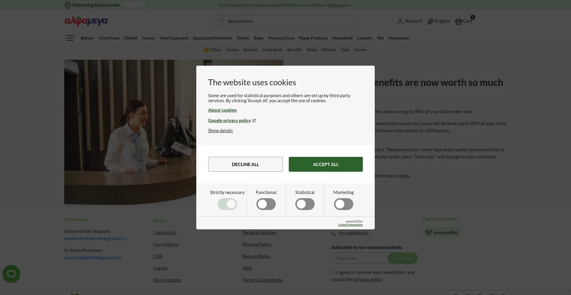 Website screenshot of Alphkxla.cfd