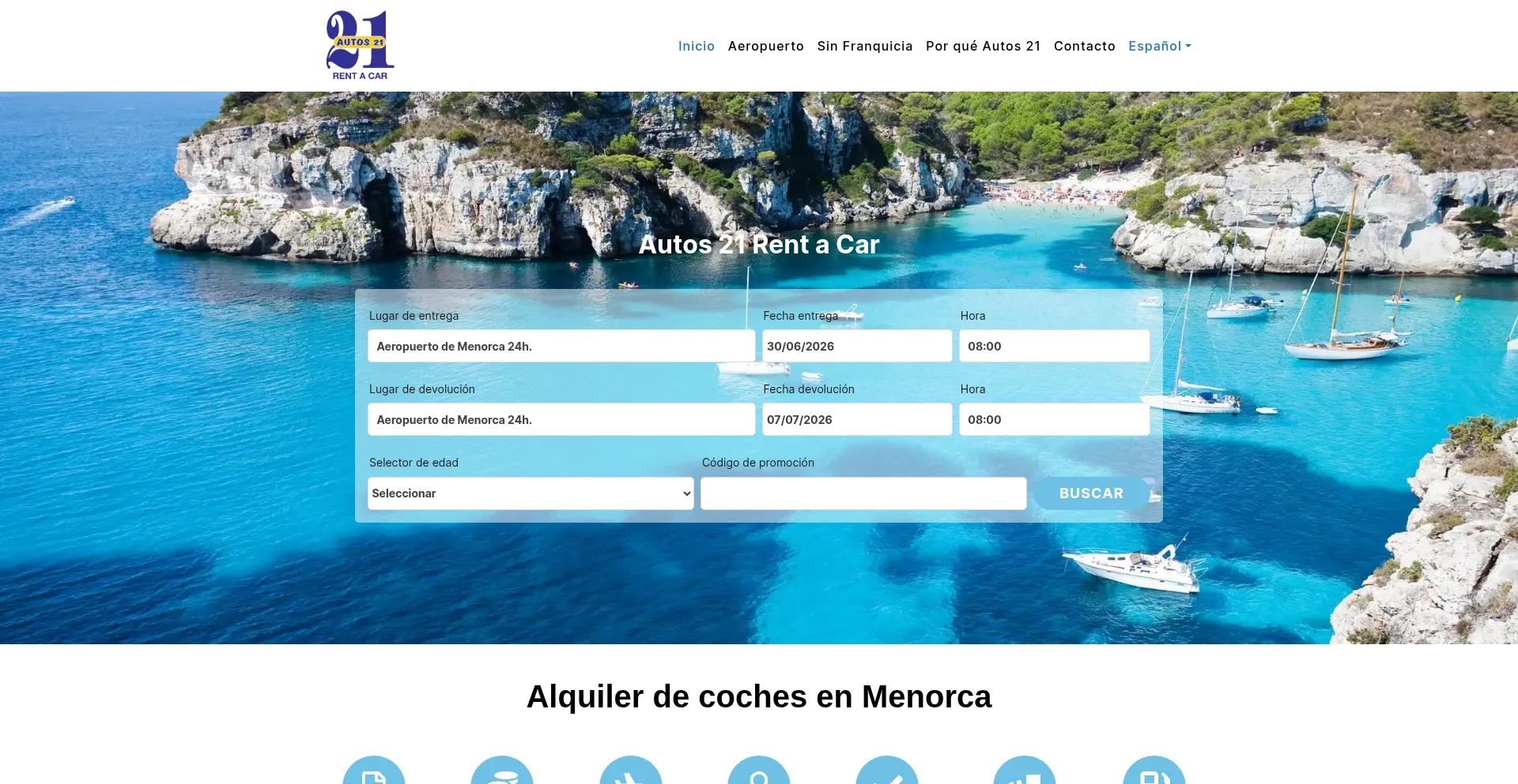 Alquilercochesmenorcaa21.com