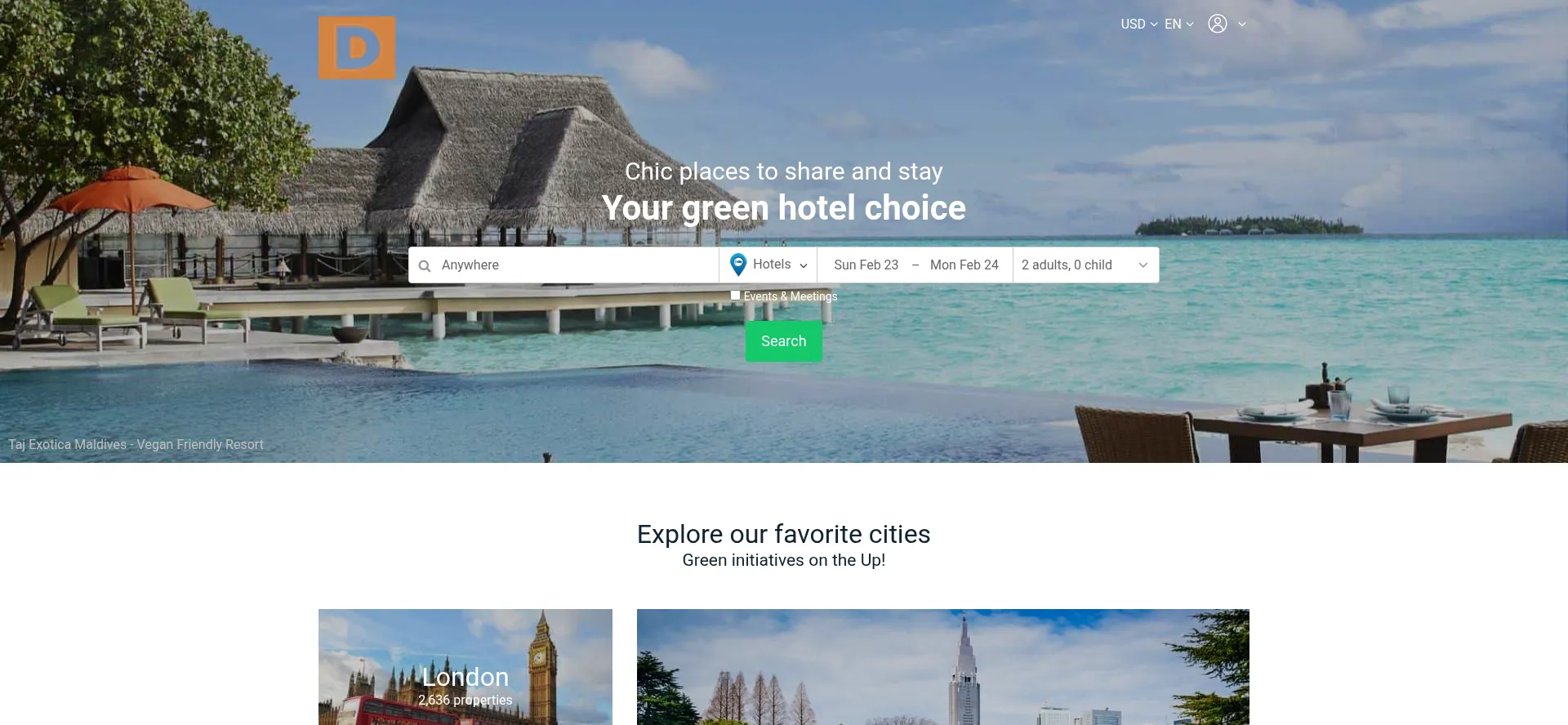 Website screenshot of Always.bookhotel.direct