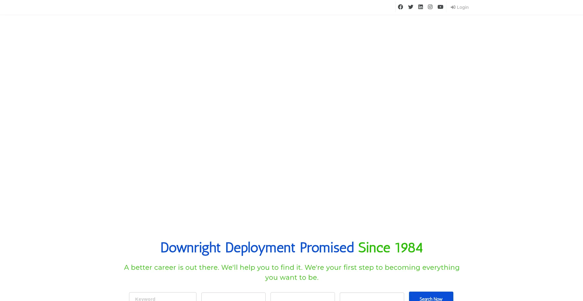 Website screenshot of Alyousufjobs.com