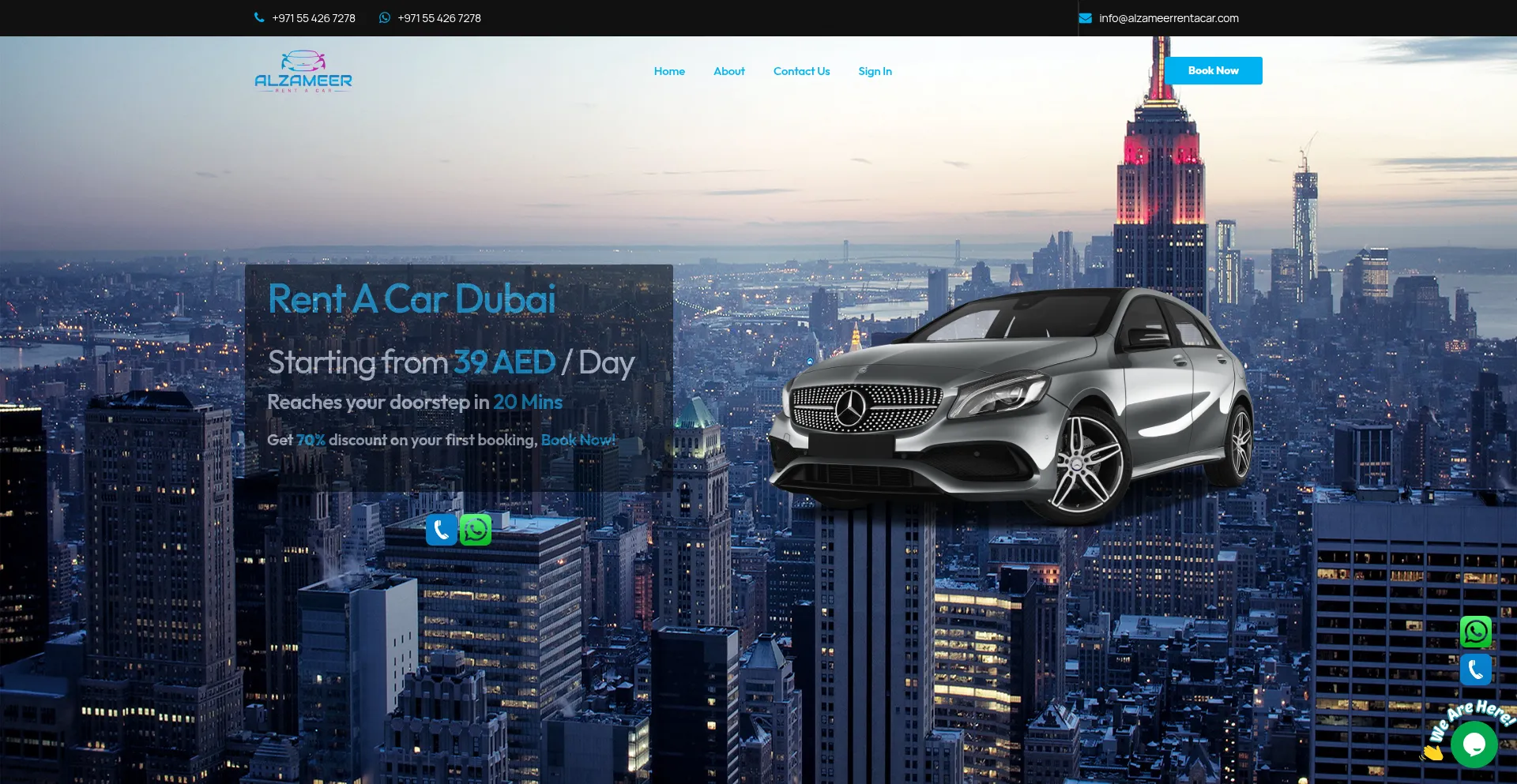 Is Alzameerrentacar.com Safe?