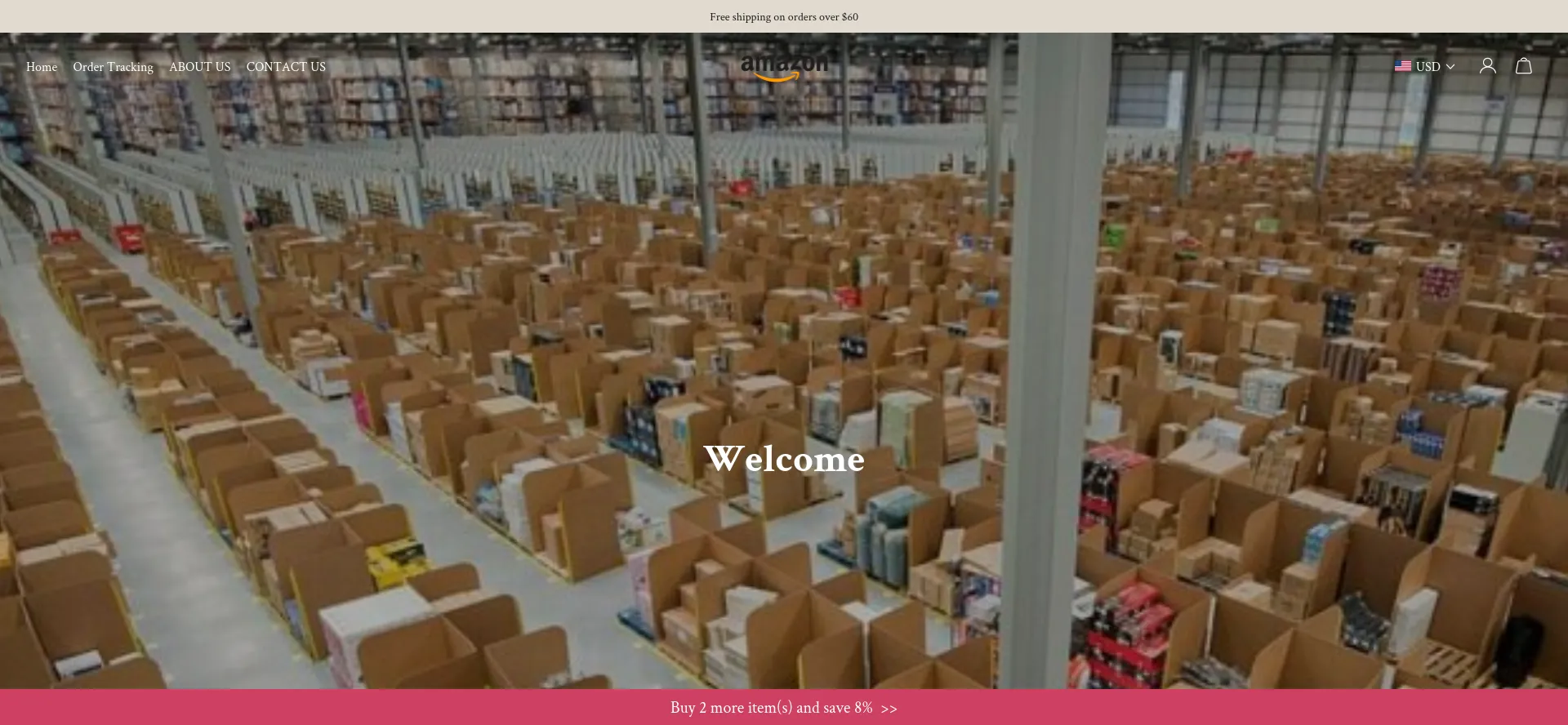 Website screenshot of Amaboxpallet.com