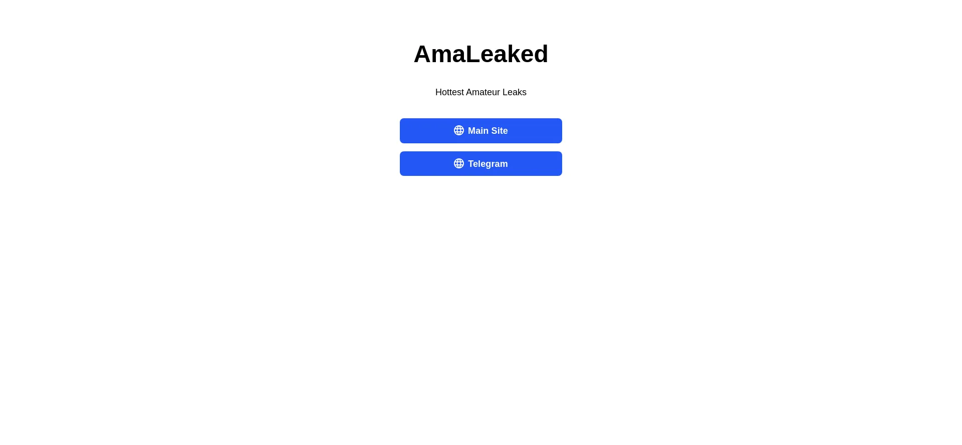 Website screenshot of Amaleaked.com