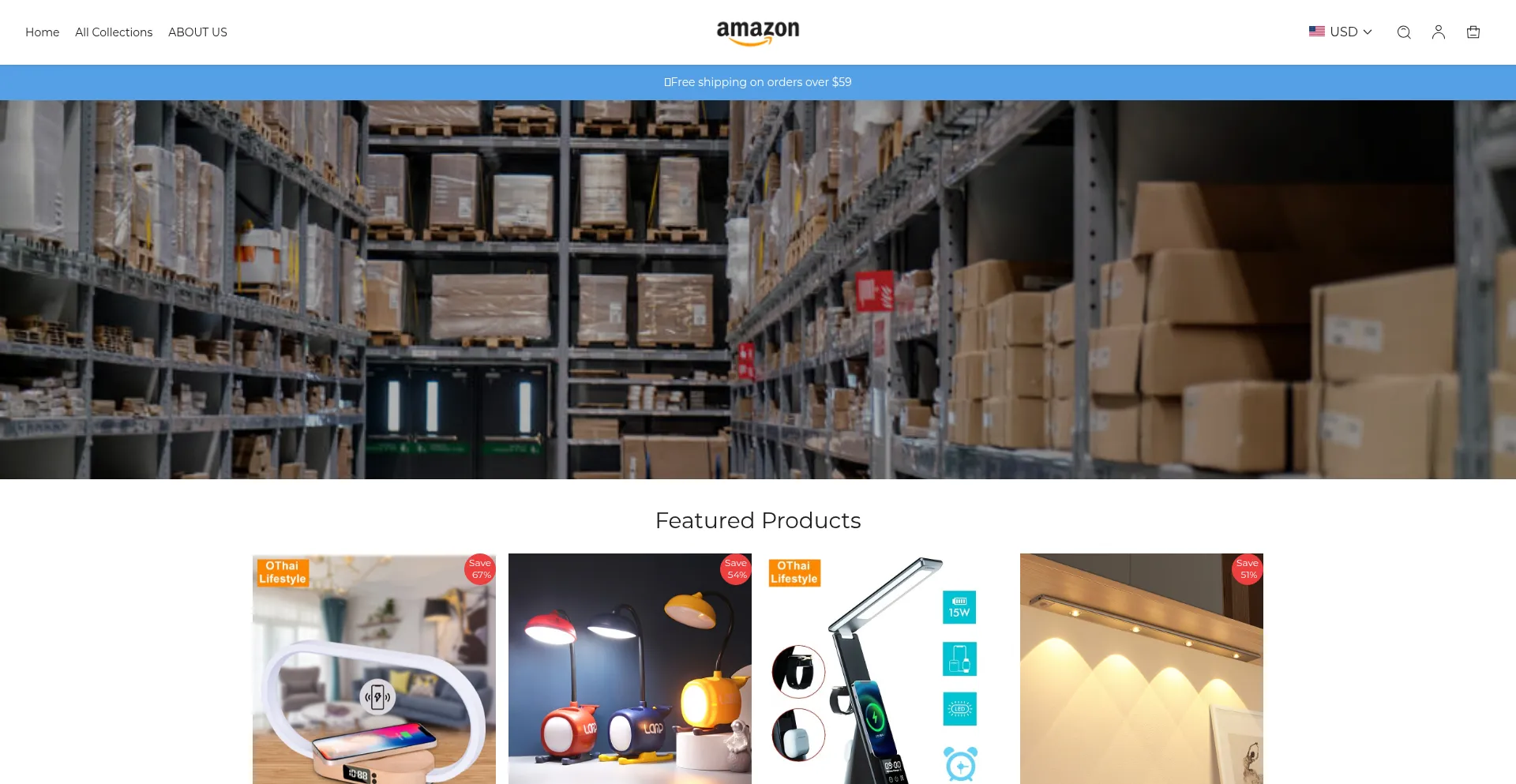 Website screenshot of Amaliquidationx.com