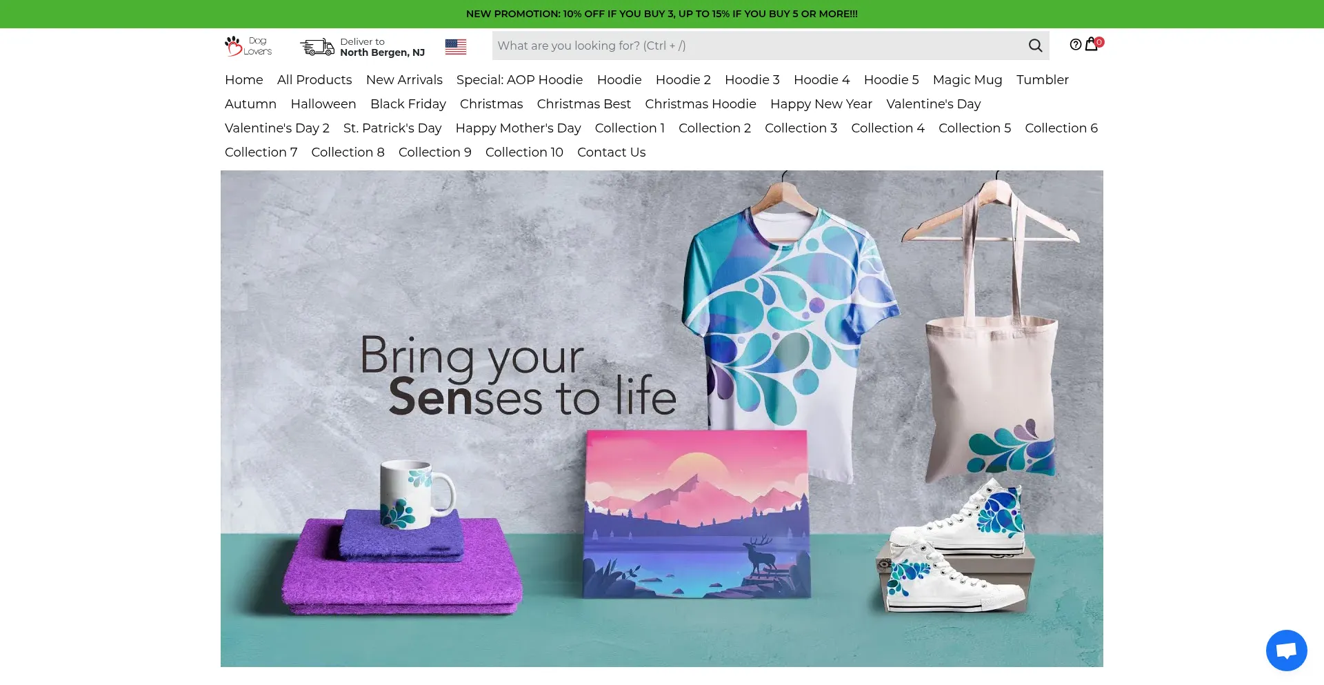Website screenshot of Amantesdecaes.com