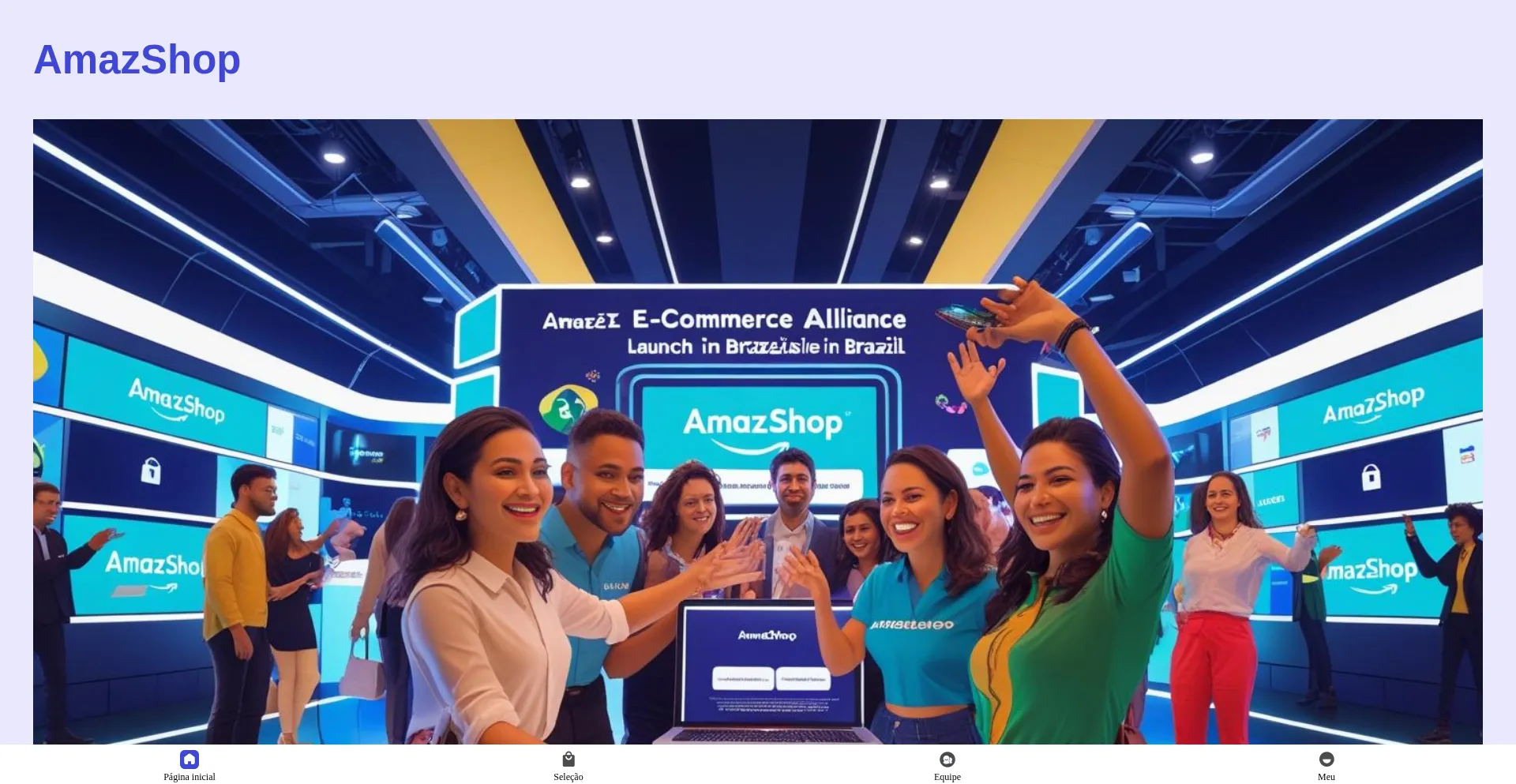 Website screenshot of Amazshop.xin