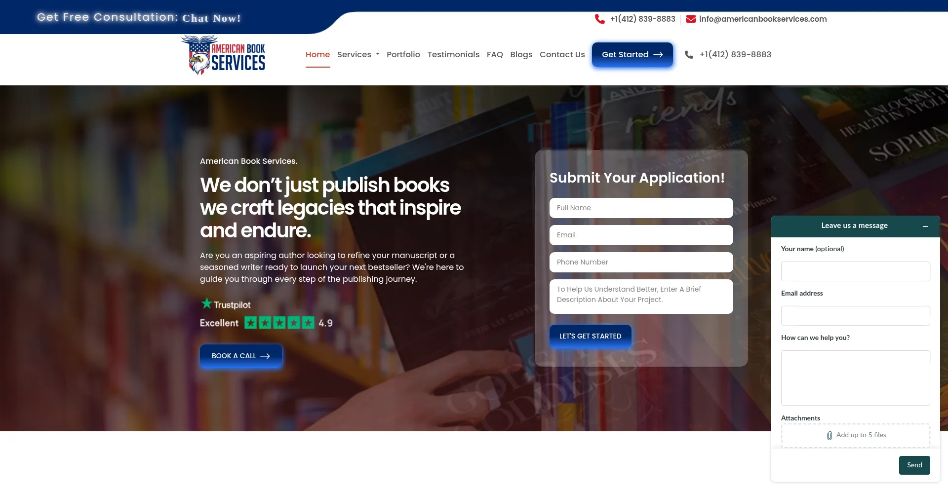 Americanbookservices.com Screenshot