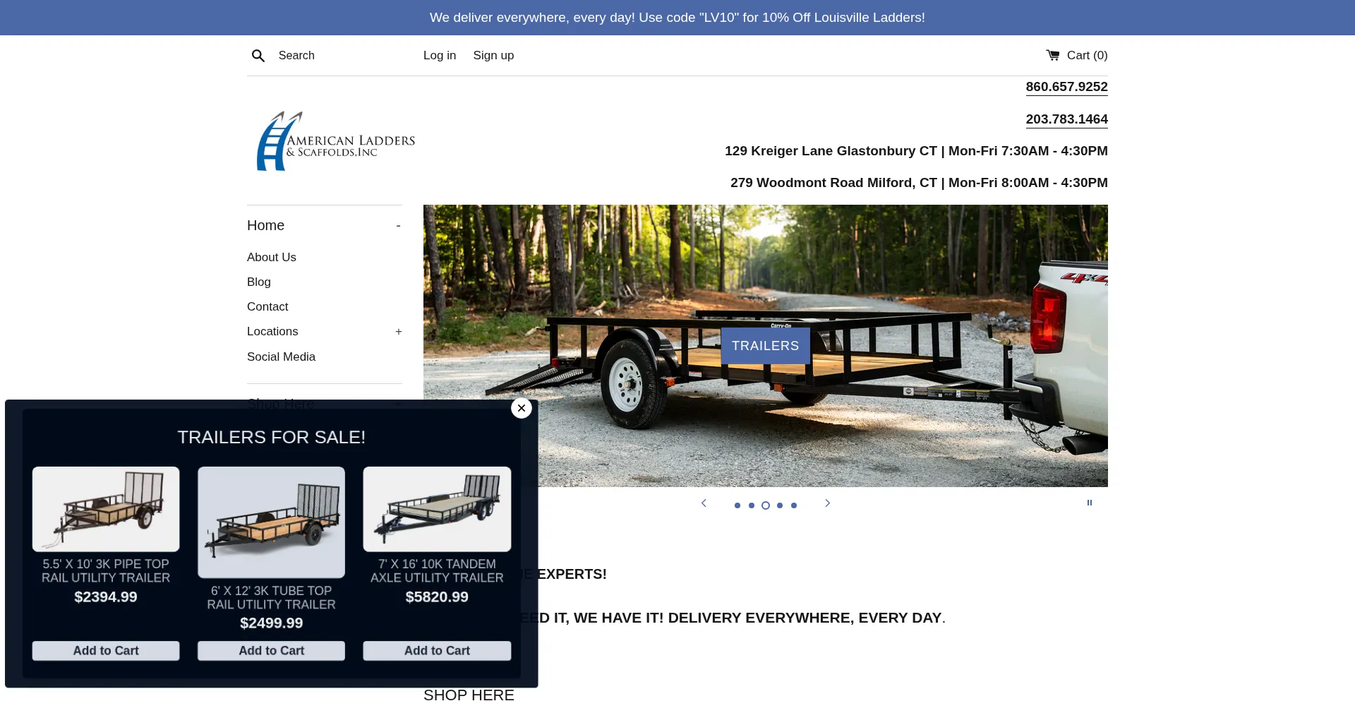 Americanladders.com Screenshot