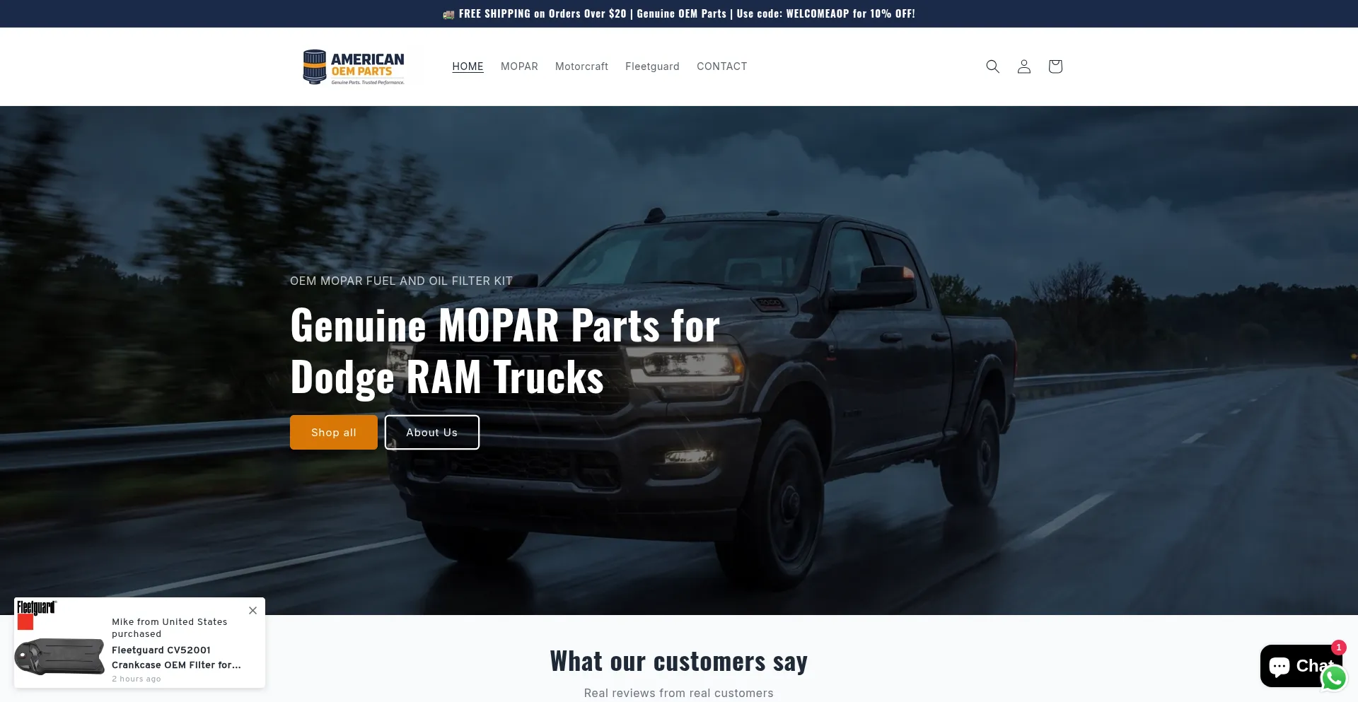 Americanoemparts.com