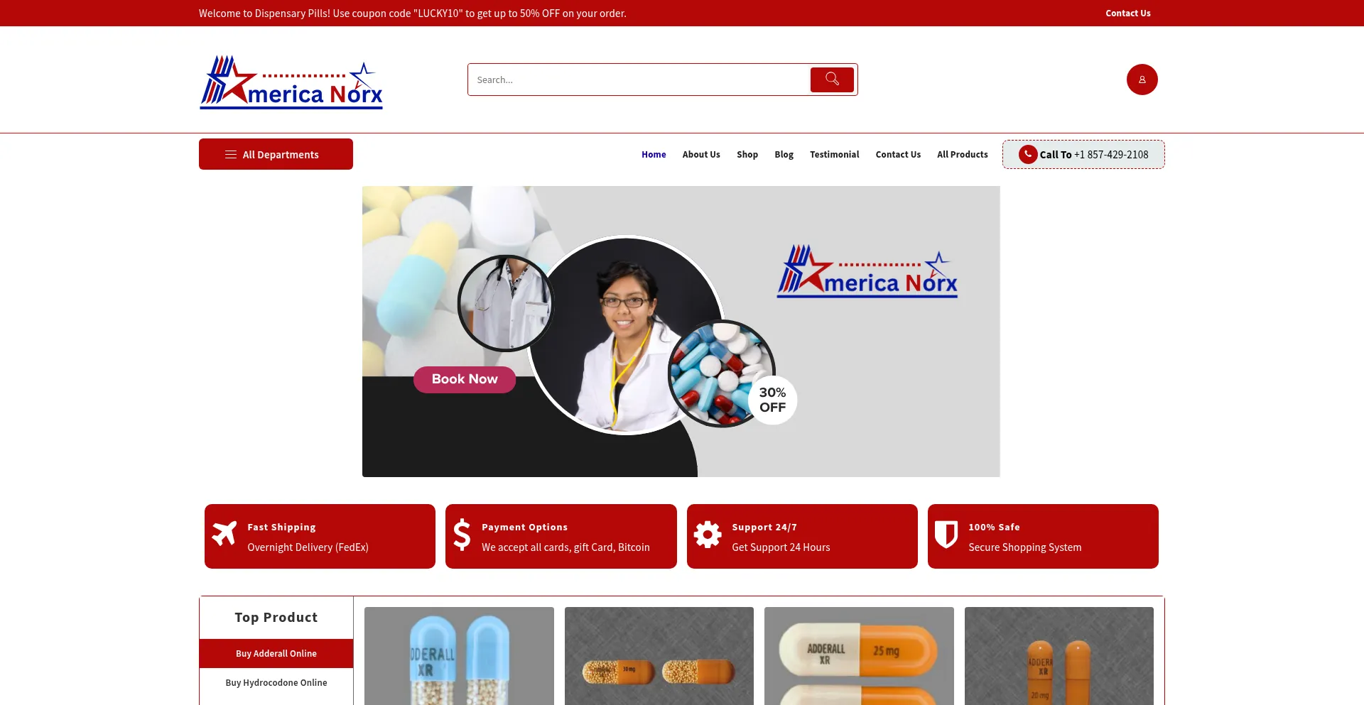 Americanorx.com Screenshot
