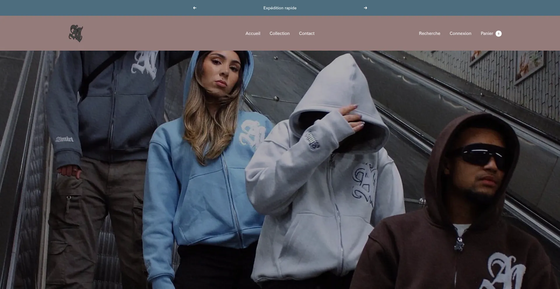 Website screenshot of Amicii.store