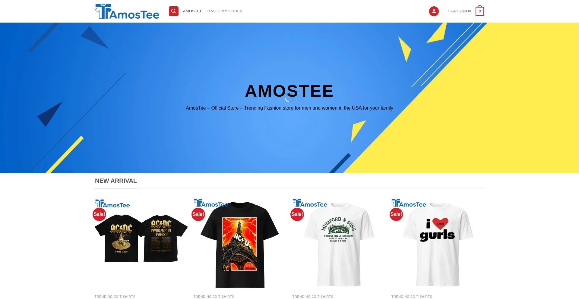 Website screenshot of Amostee.com