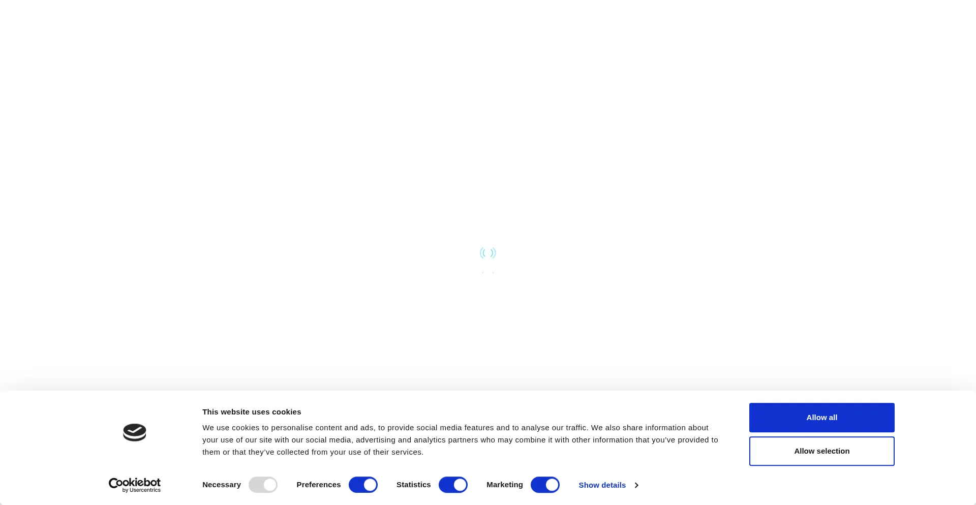 Website screenshot of Amplifame.com