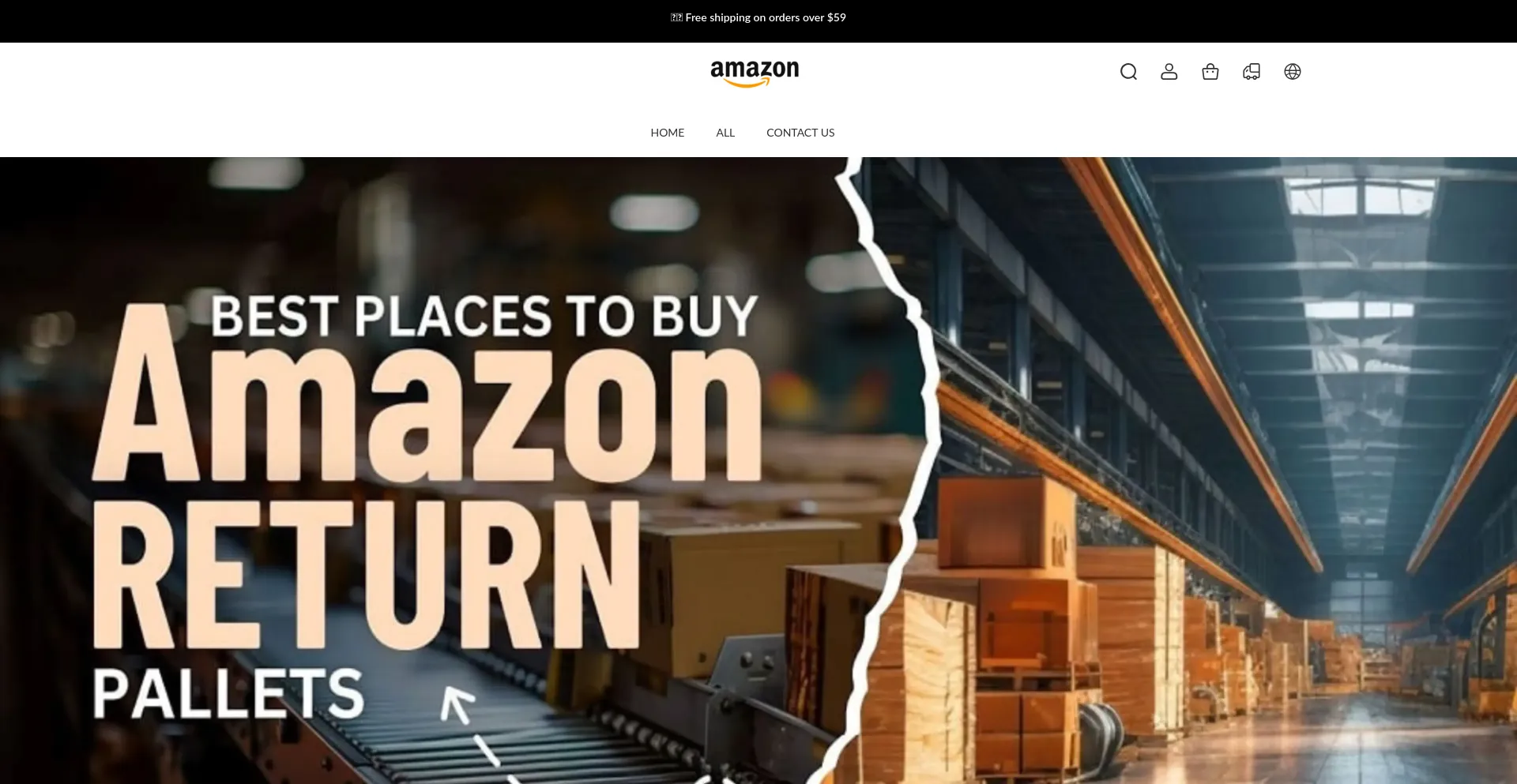Website screenshot of Amznboxstore.com