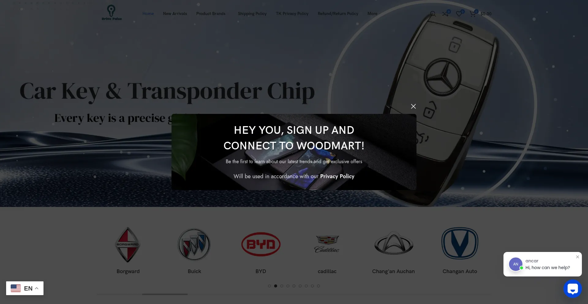 Ancarkey.com Screenshot