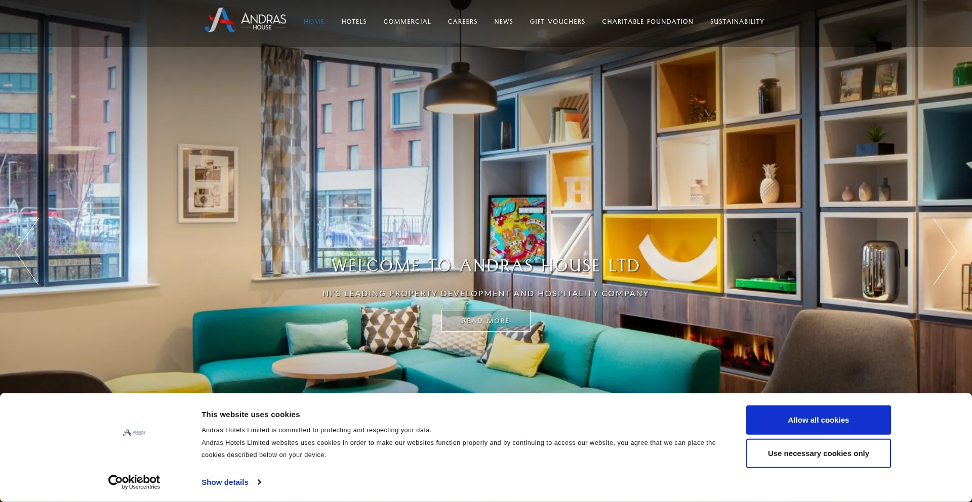 Andrashouse.co.uk Screenshot