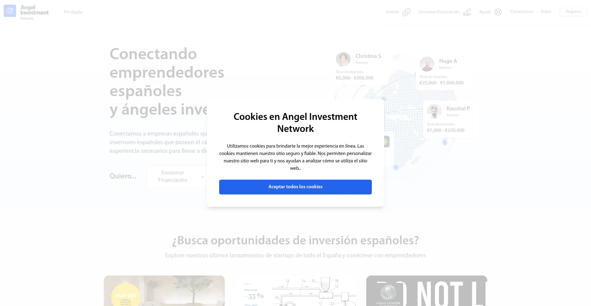 Angelesinversionistas.es Screenshot