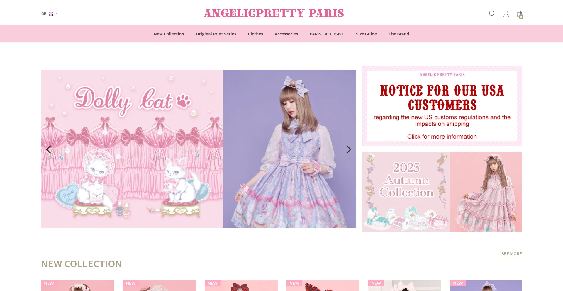 Angelicpretty-paris.com Screenshot