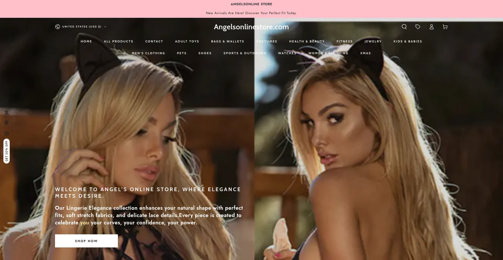 Angelsonlinestore.com
