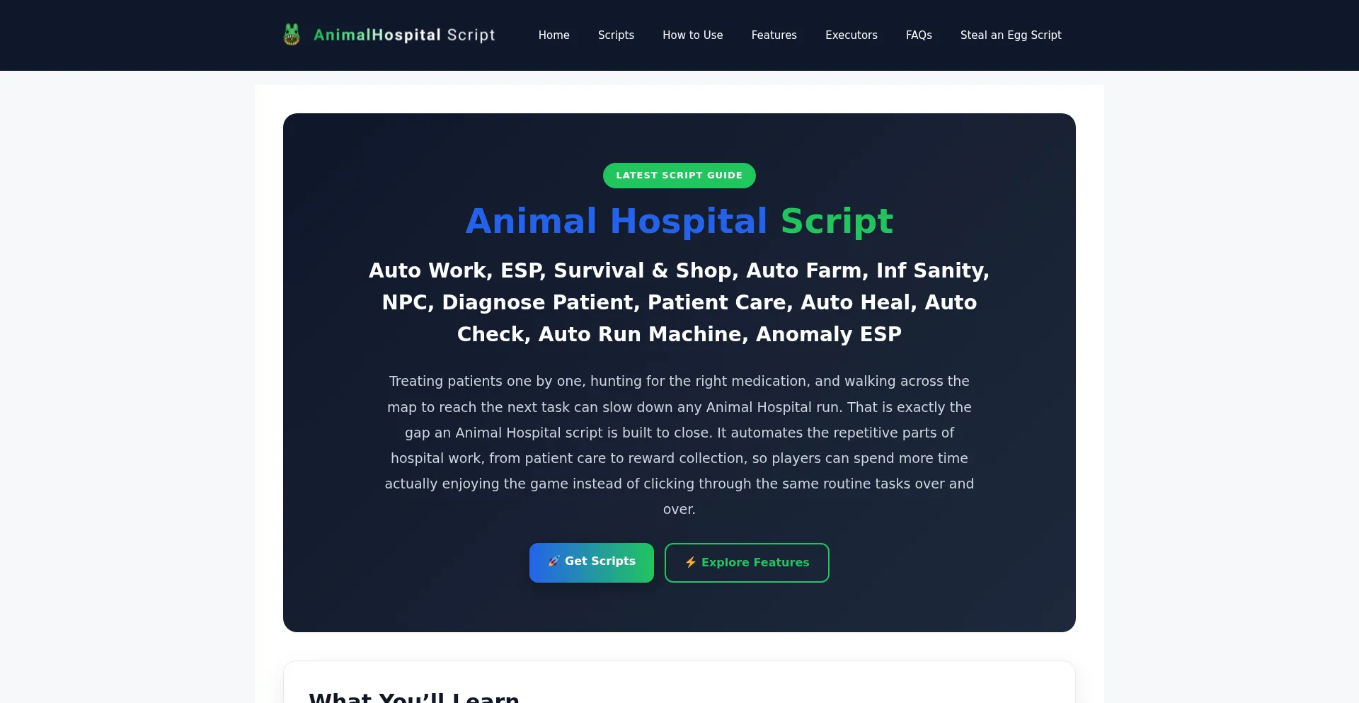 Animalhospitalsscript.com