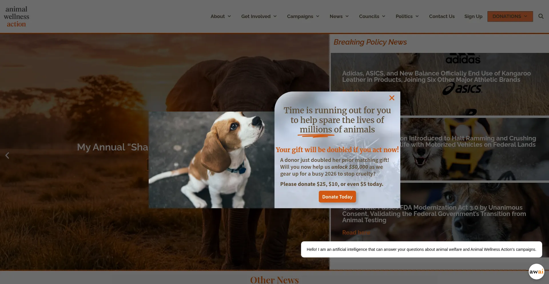 Animalwellnessaction.org