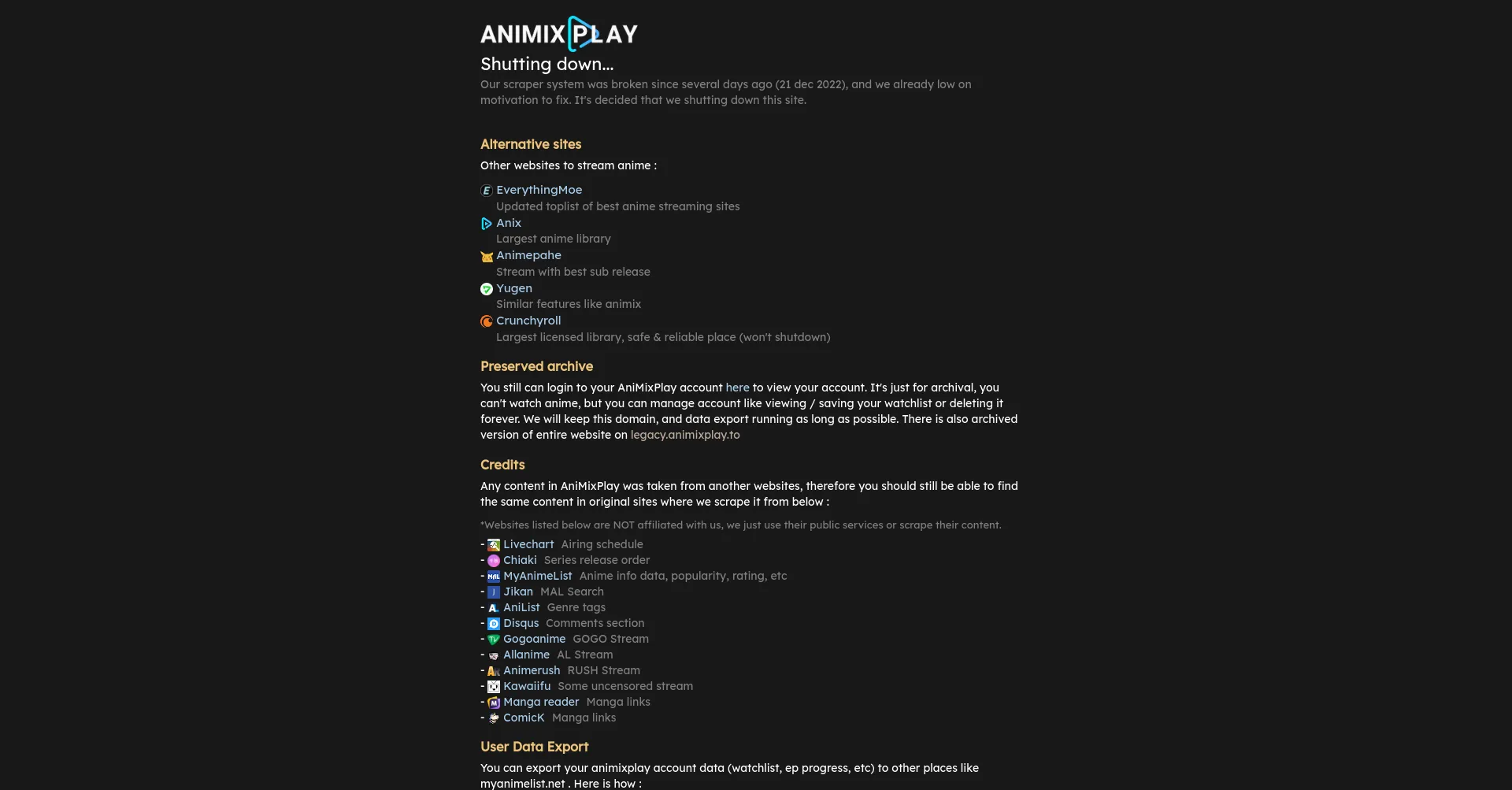 About: Animixplay - Watch free anime (Google Play version) | | Apptopia