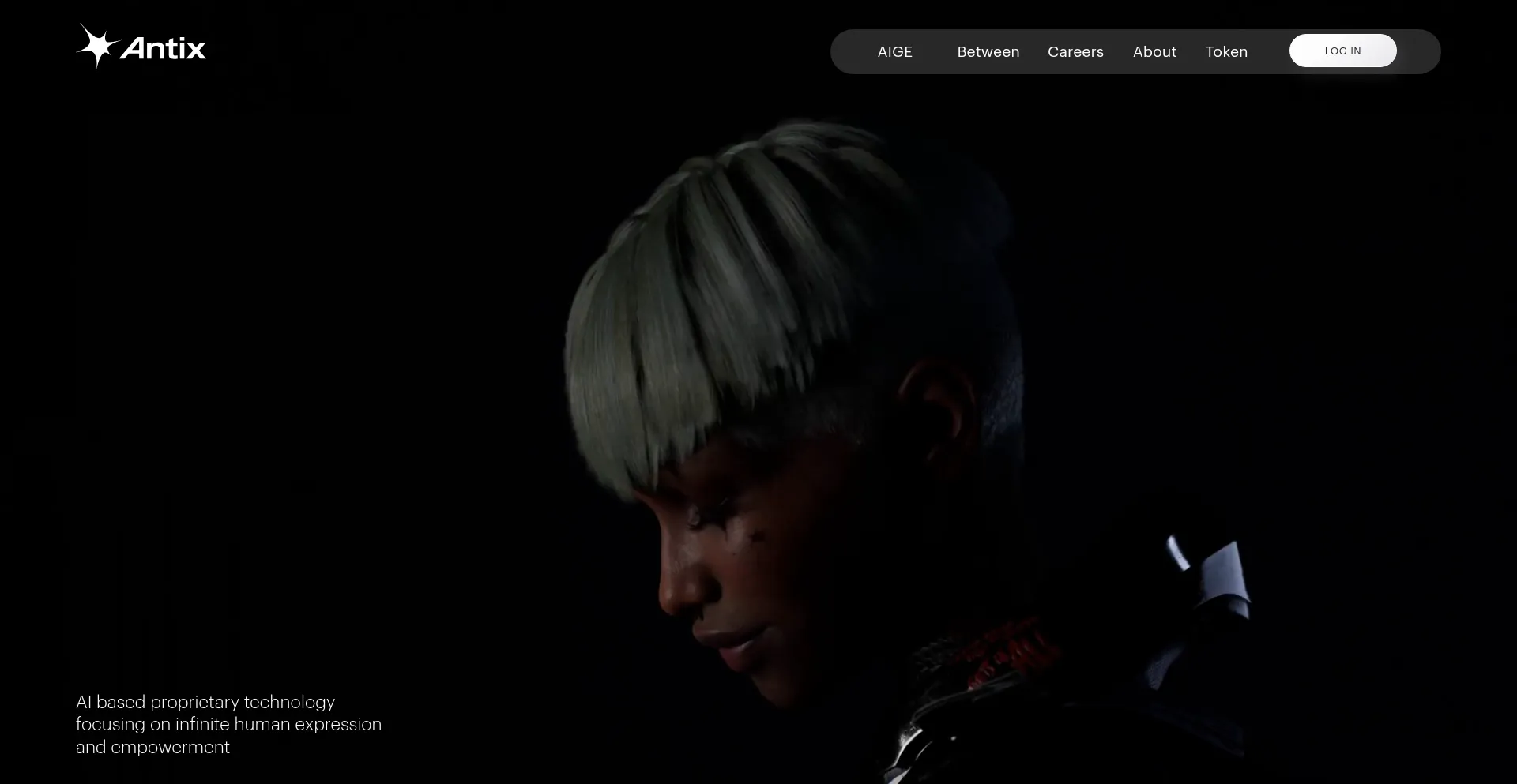 Website screenshot of Antix.in