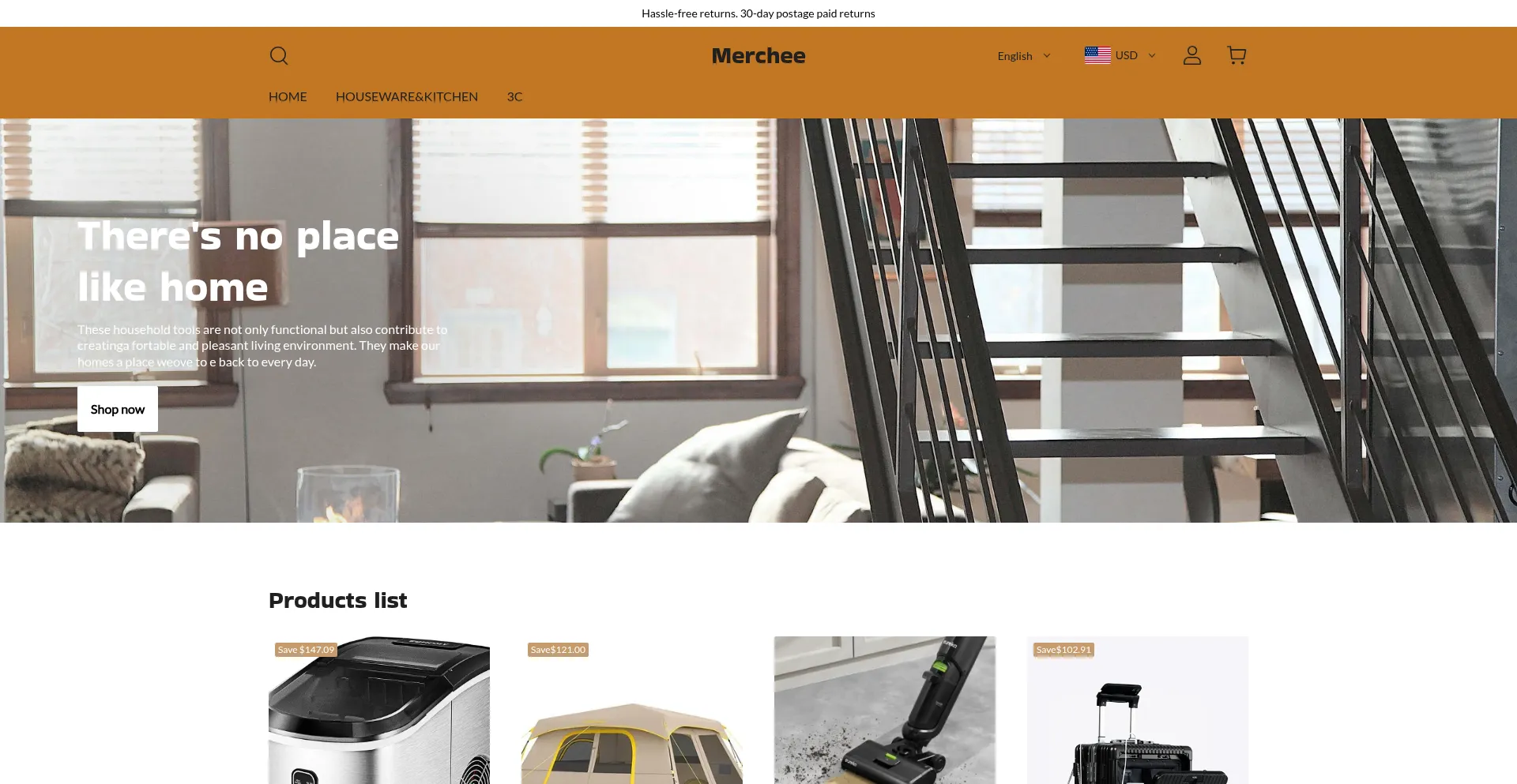 Website screenshot of Antoines.shop
