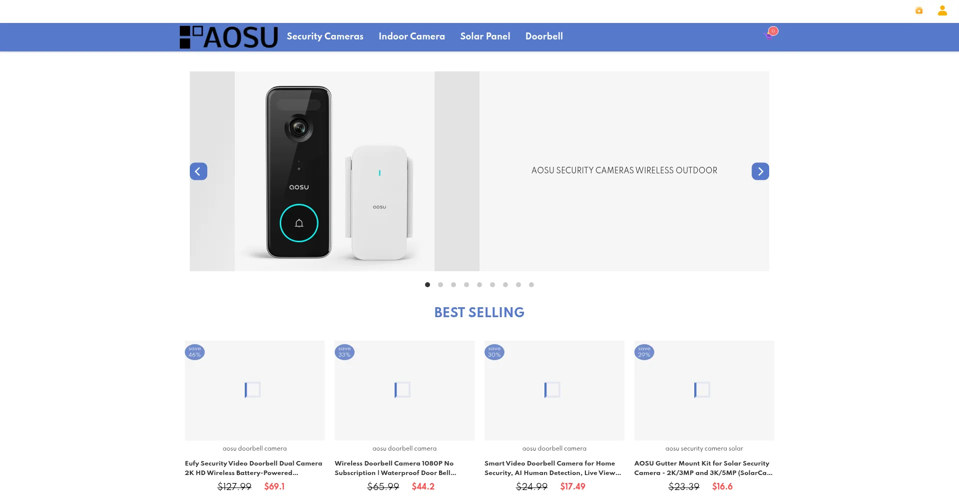 Aosus.shop Screenshot