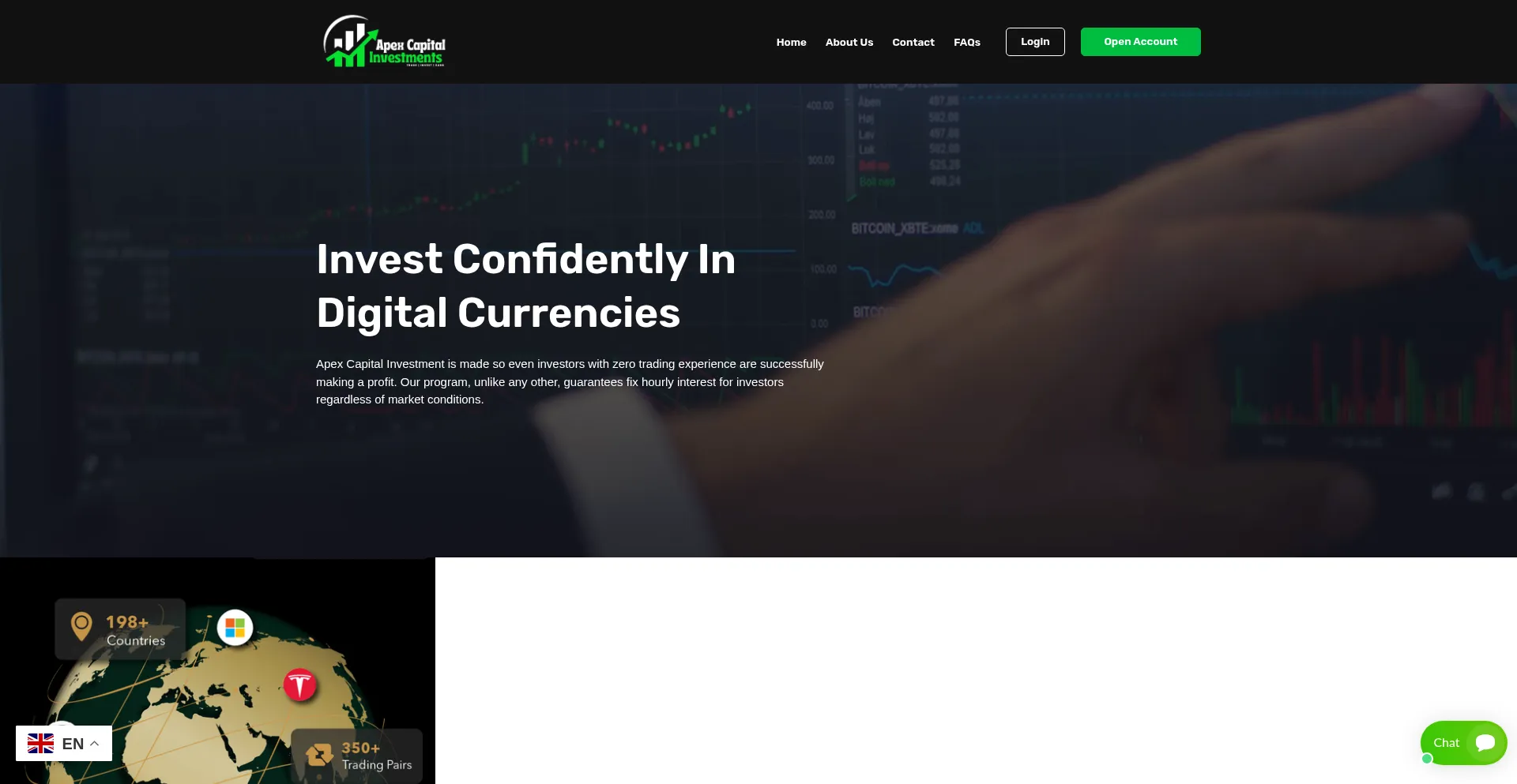 Website screenshot of Apcapitalin.com