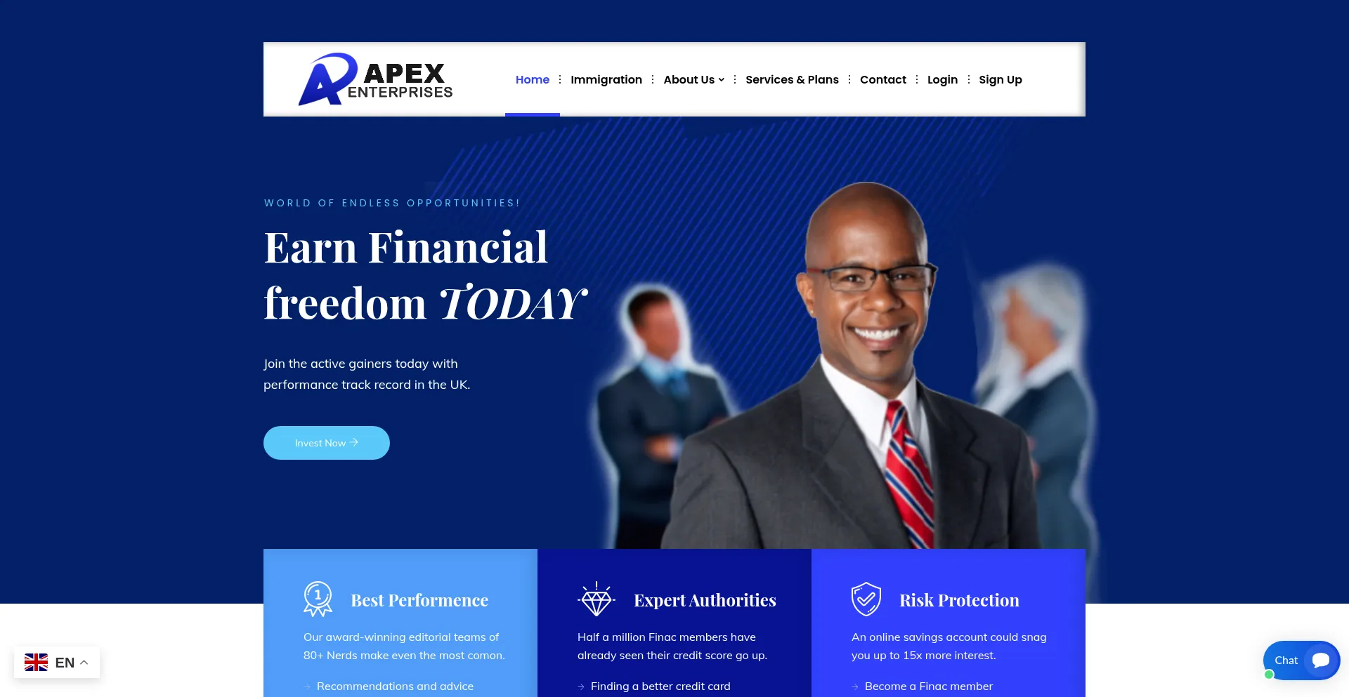 Apexenterprisesweb.com Screenshot