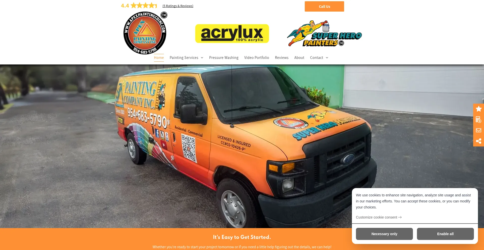 Apexpaintingcoinc.com Screenshot